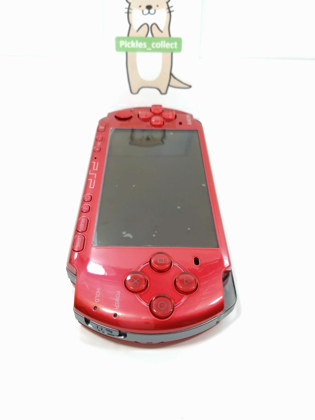 PSP 3000 Radiant Red Console only No Batery Tested Region Free Sony 0427B