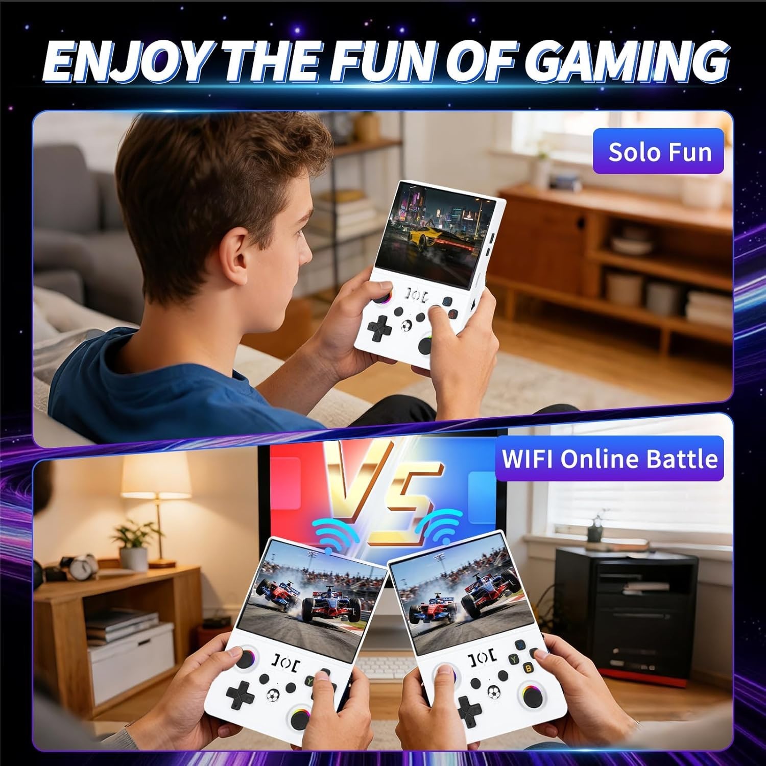 Portable R36MAX II Game Console – 64GB, 4000mAh Battery, Ultimate Gaming Gift