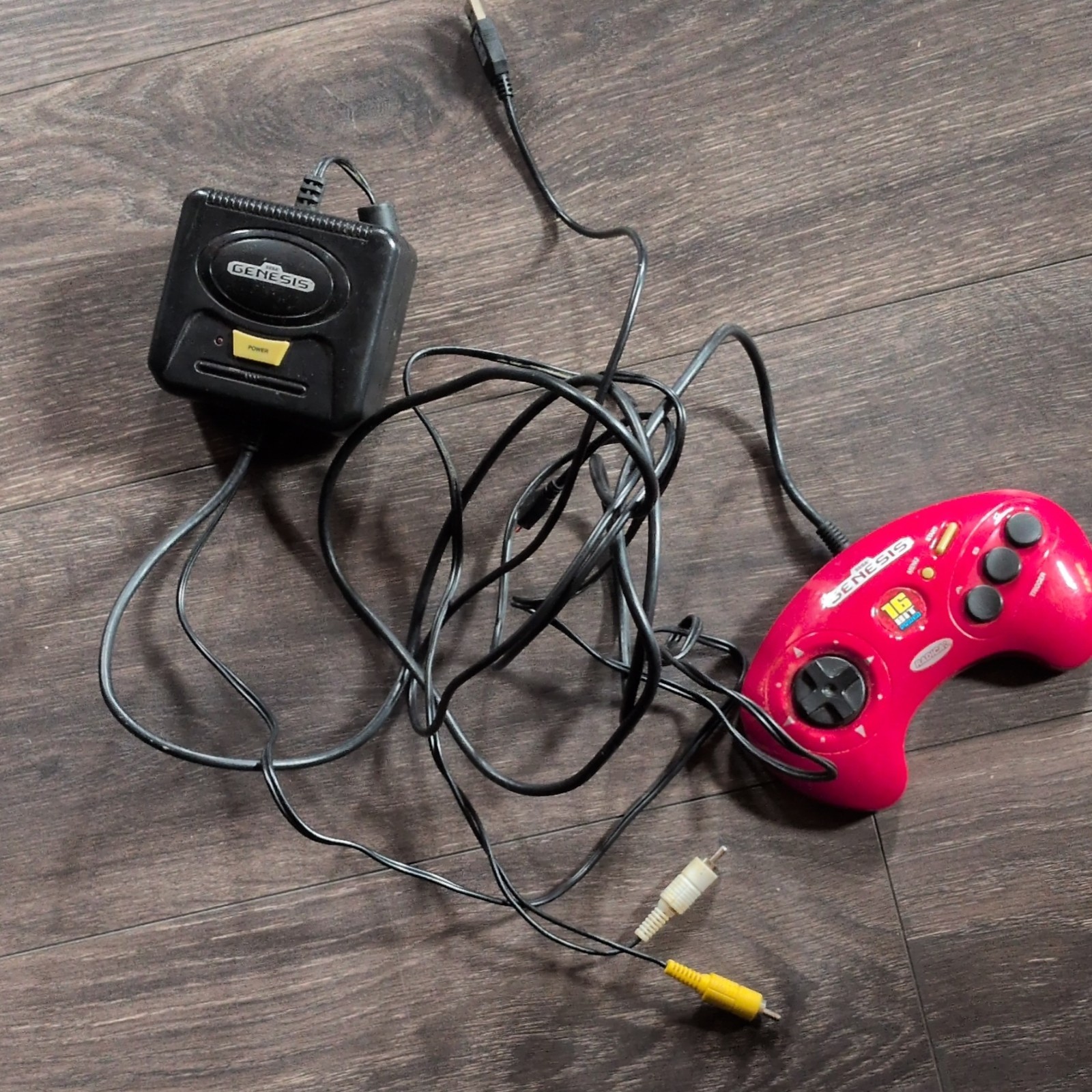 Radica Sega Genesis Plug & Play Microconsole w/ Controller AV Adapter