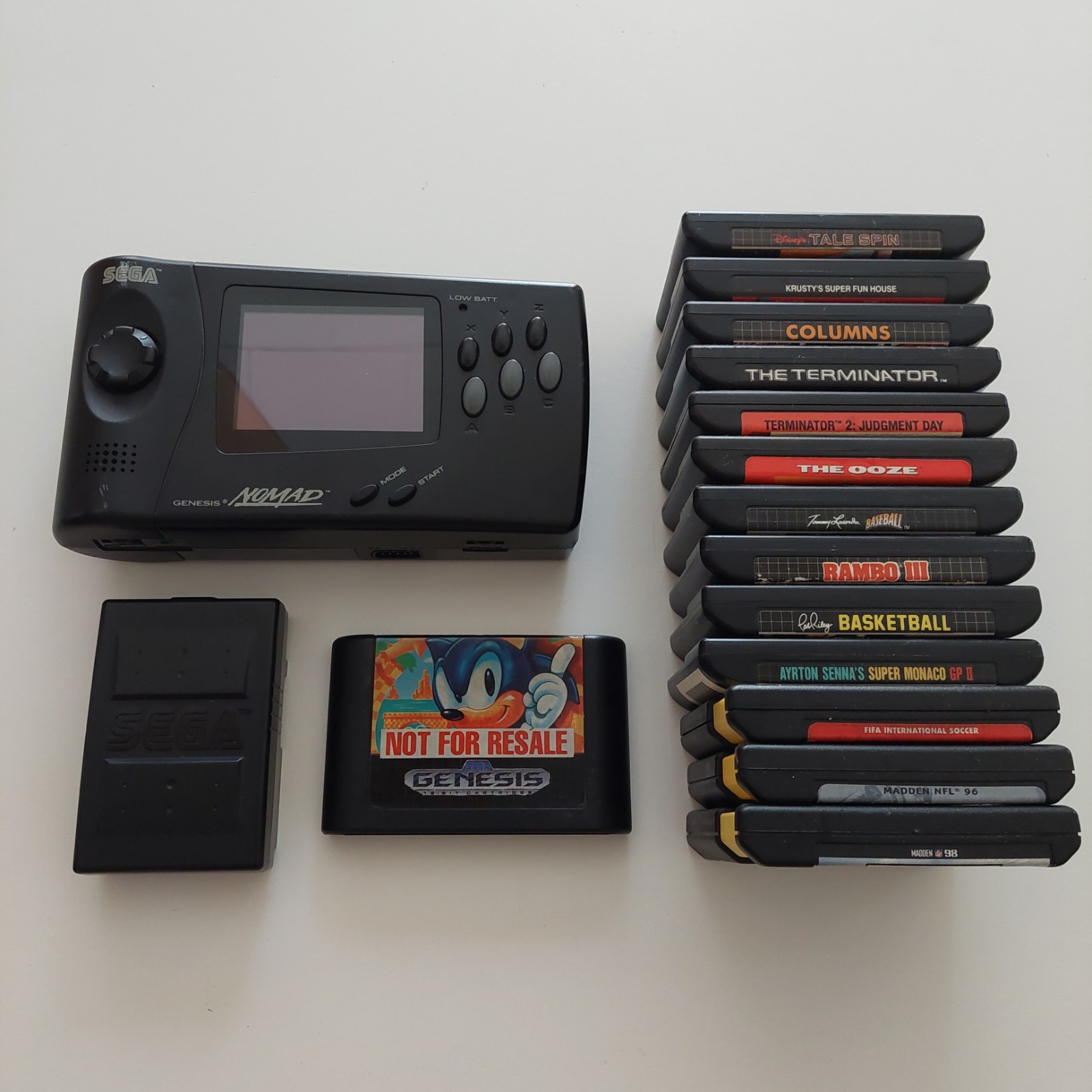Sega Genesis Nomad Handheld Console Bundle – Tested & Working