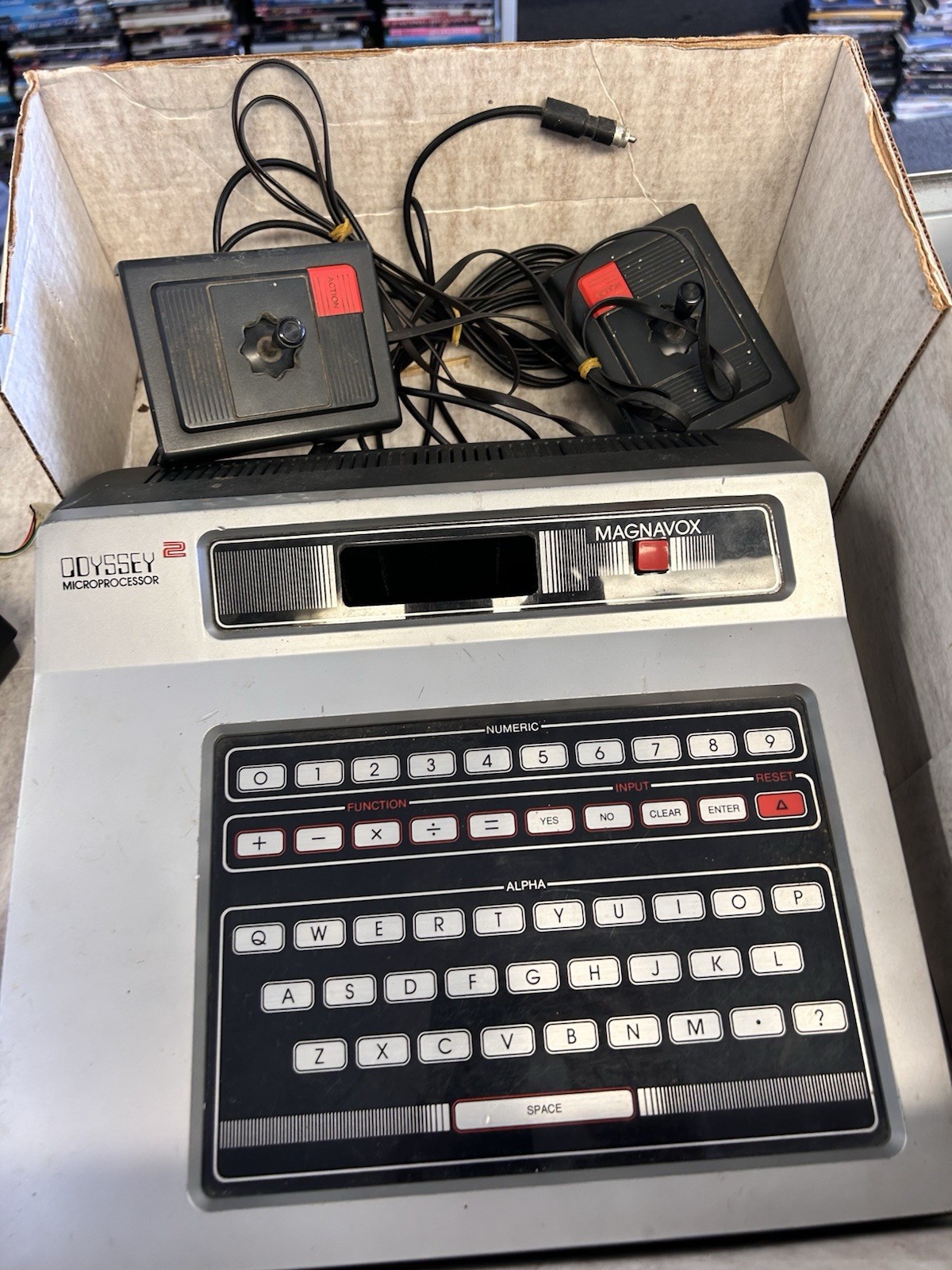 Magnavox Odyssey 2 In Box – Bundle With 13 Games Untested