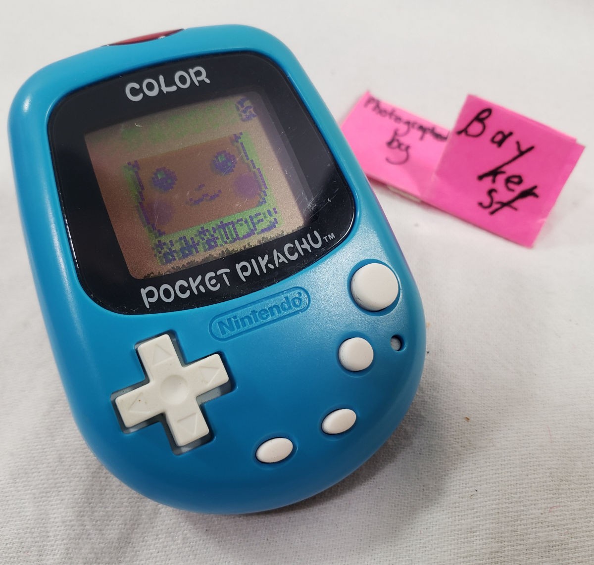 Pocket Pikachu 2 Color LCD Virtual Pet Pedometer Game Solid Blue MPG-002 Japan