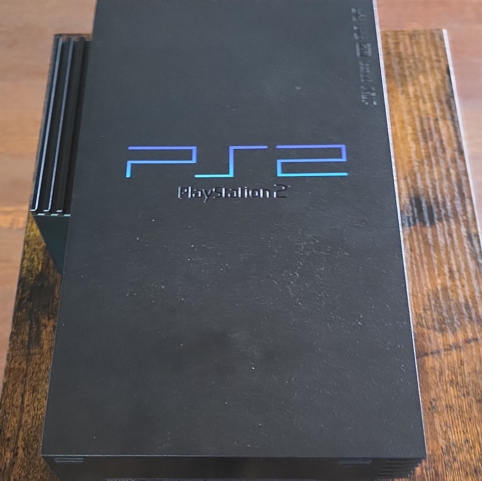 Sony PlayStation 2 PS2 SCPH-50001/N NTSC-U/C Black w/ Cables, 8MB Card Working