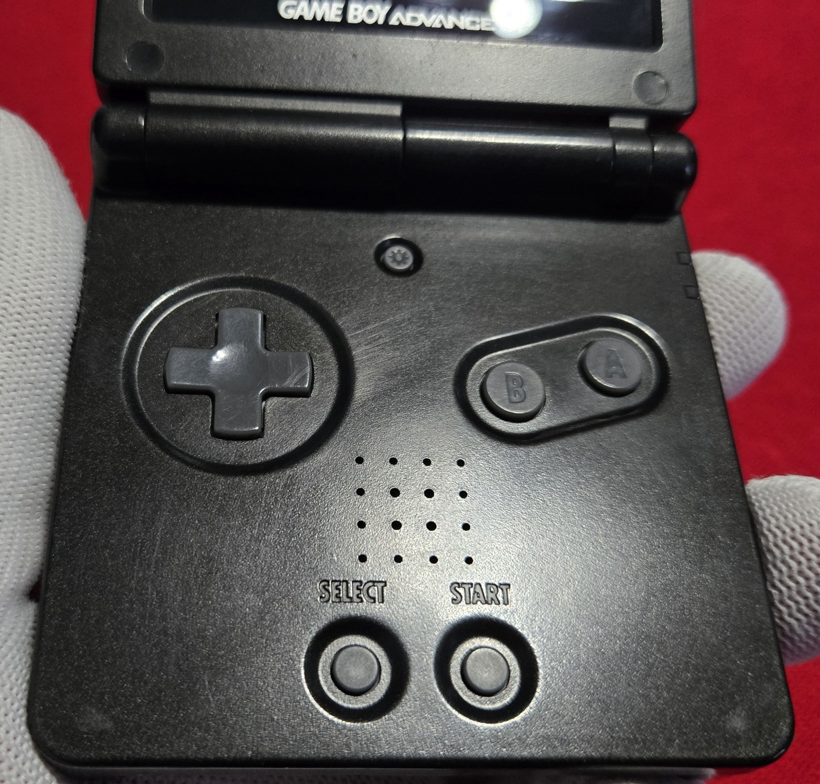 BUNDLE – Onyx Black Nintendo GameBoy Advance SP GBA SP AGS-101 – TESTED & CLEAN!