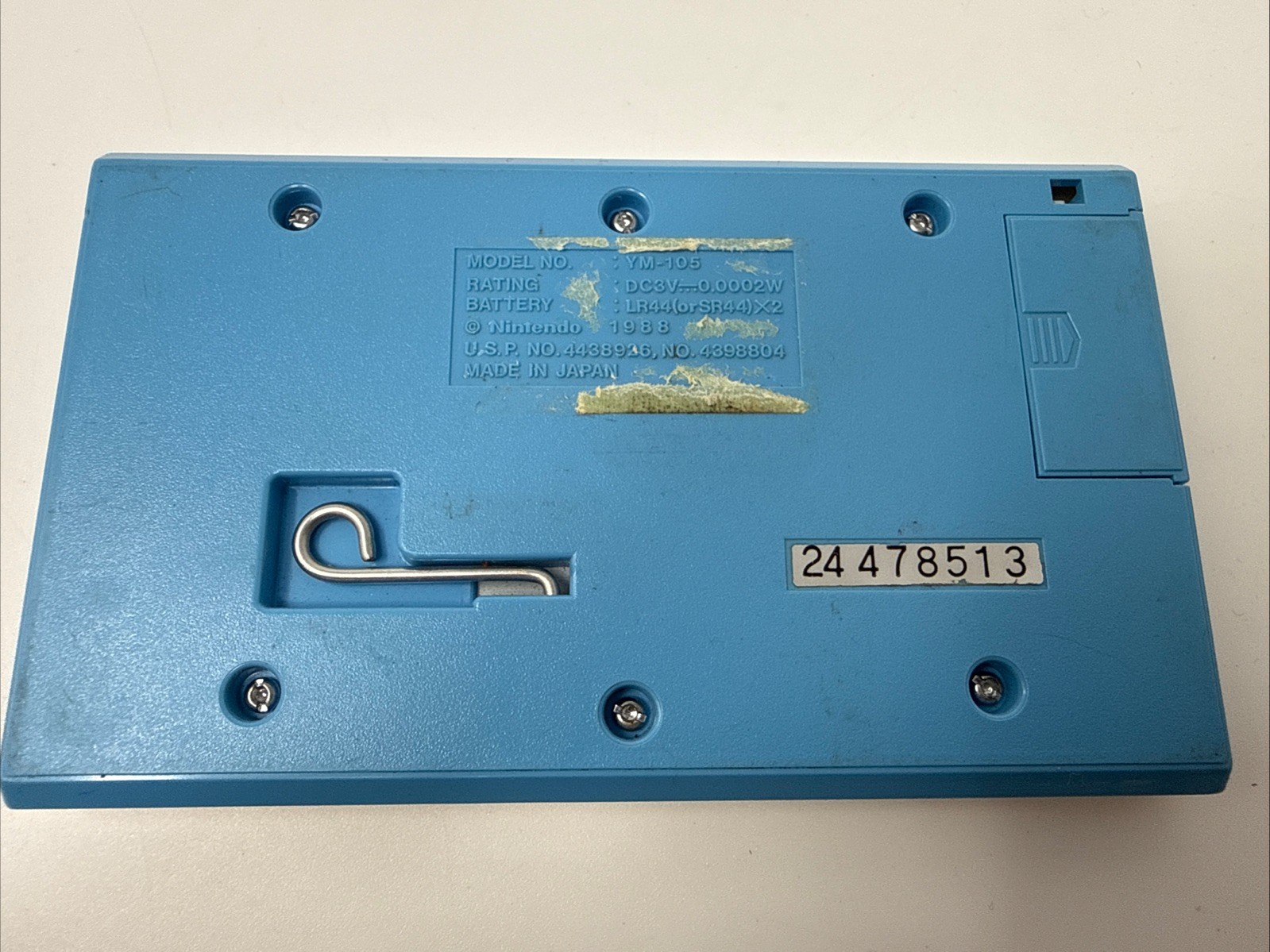 Nintendo Game And Watch – Super Mario Bros 1988 Model YM-105 EC Works!