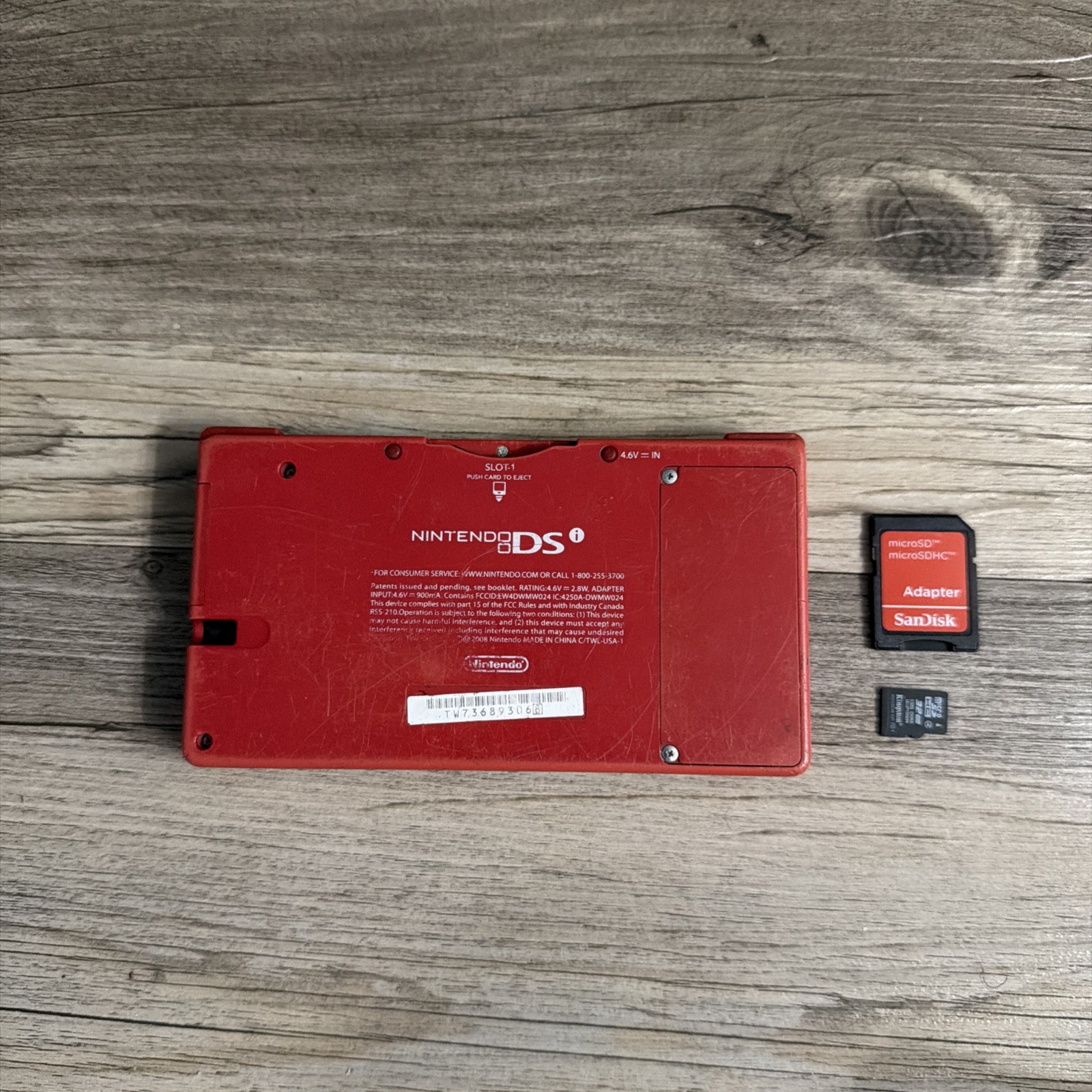 Nintendo DSi Red Handheld System Wi-Fi Capability Headphone Jack Nintendo DS