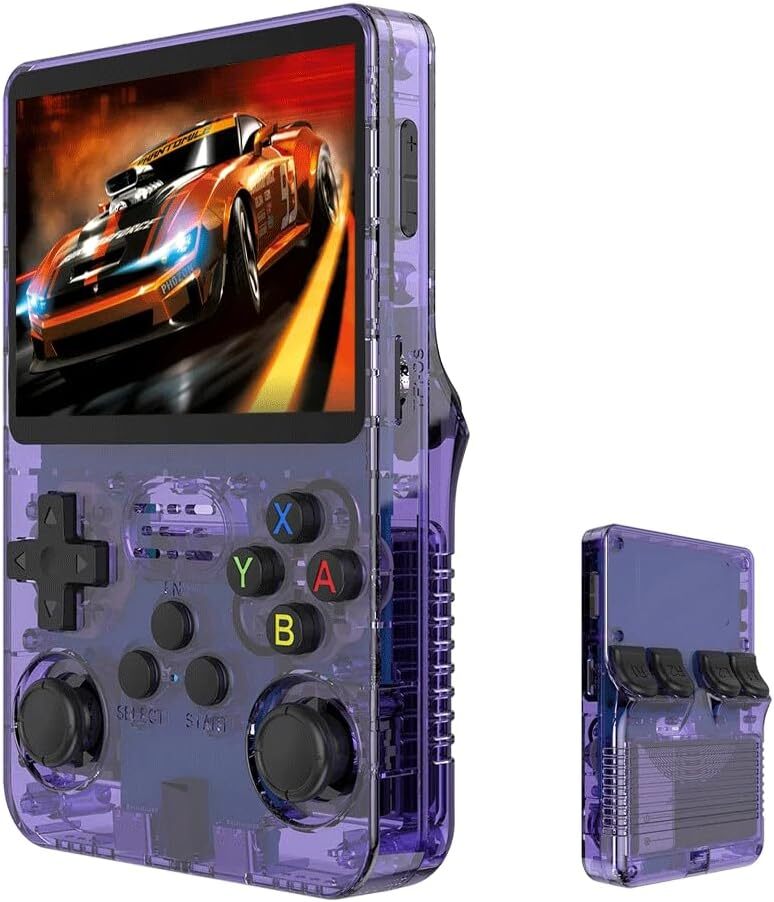 R36S Retro Handheld Video Game Console Linux System 3.5 Inch IPS Screen