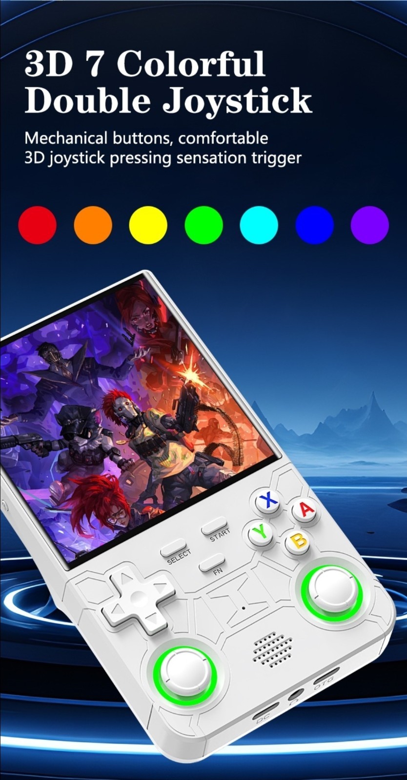 R36 Ultra Handheld Game Console 2025 128 gb With Wi-Fi Support Double Joystick