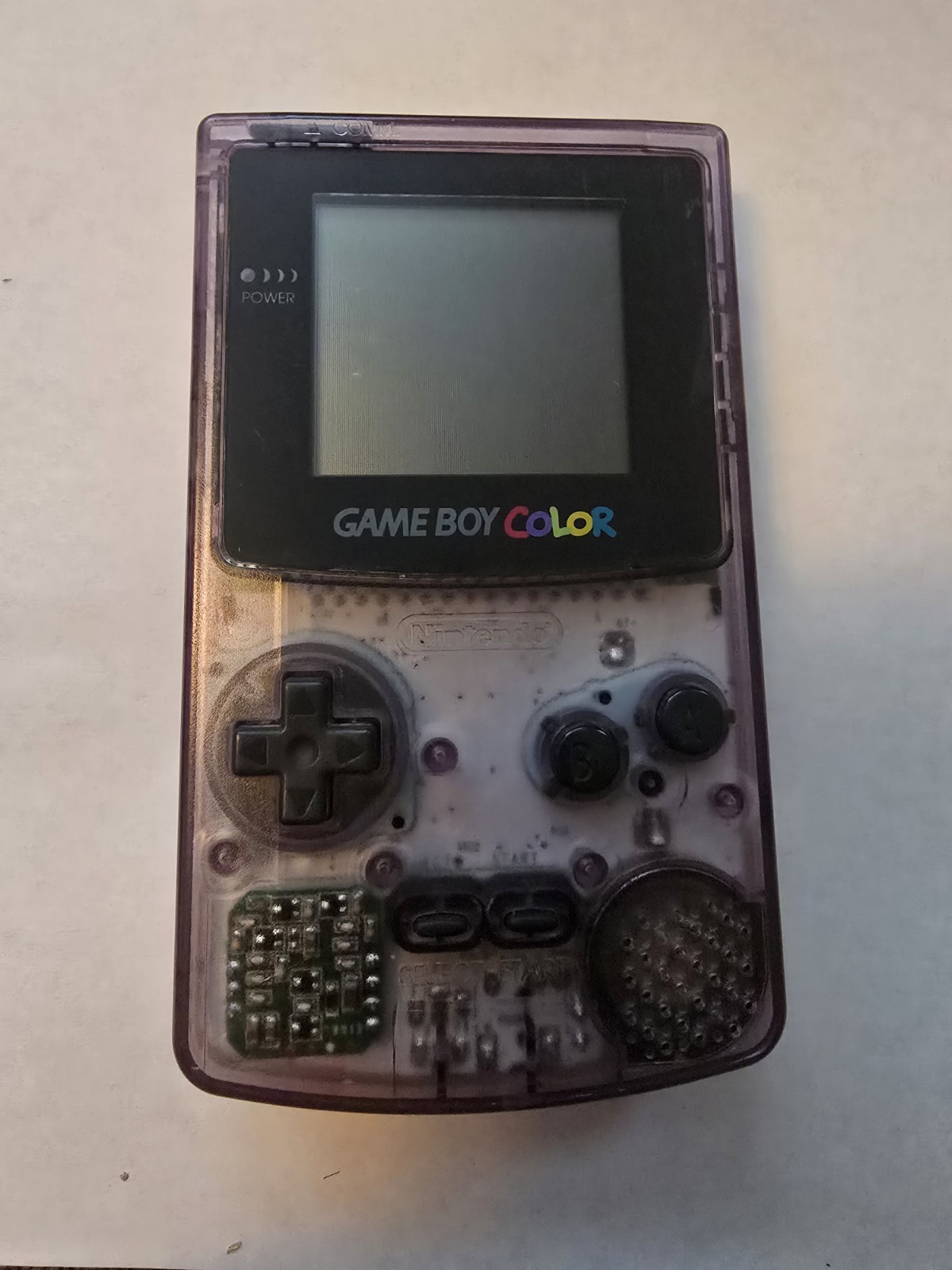Nintendo Game Boy Color Handheld System – Atomic Purple – With 2 Games
