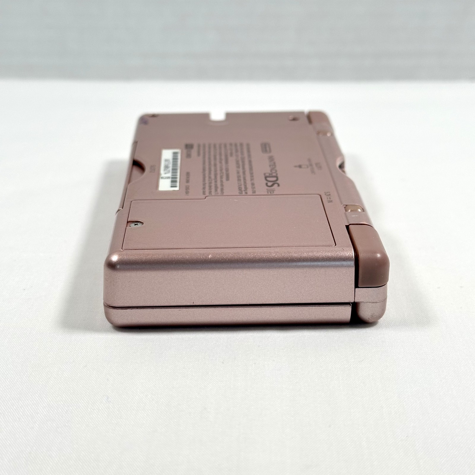 Nintendo DS Lite Metallic Rose Game Console – NO STYLUS & NO CHARGER – TESTED