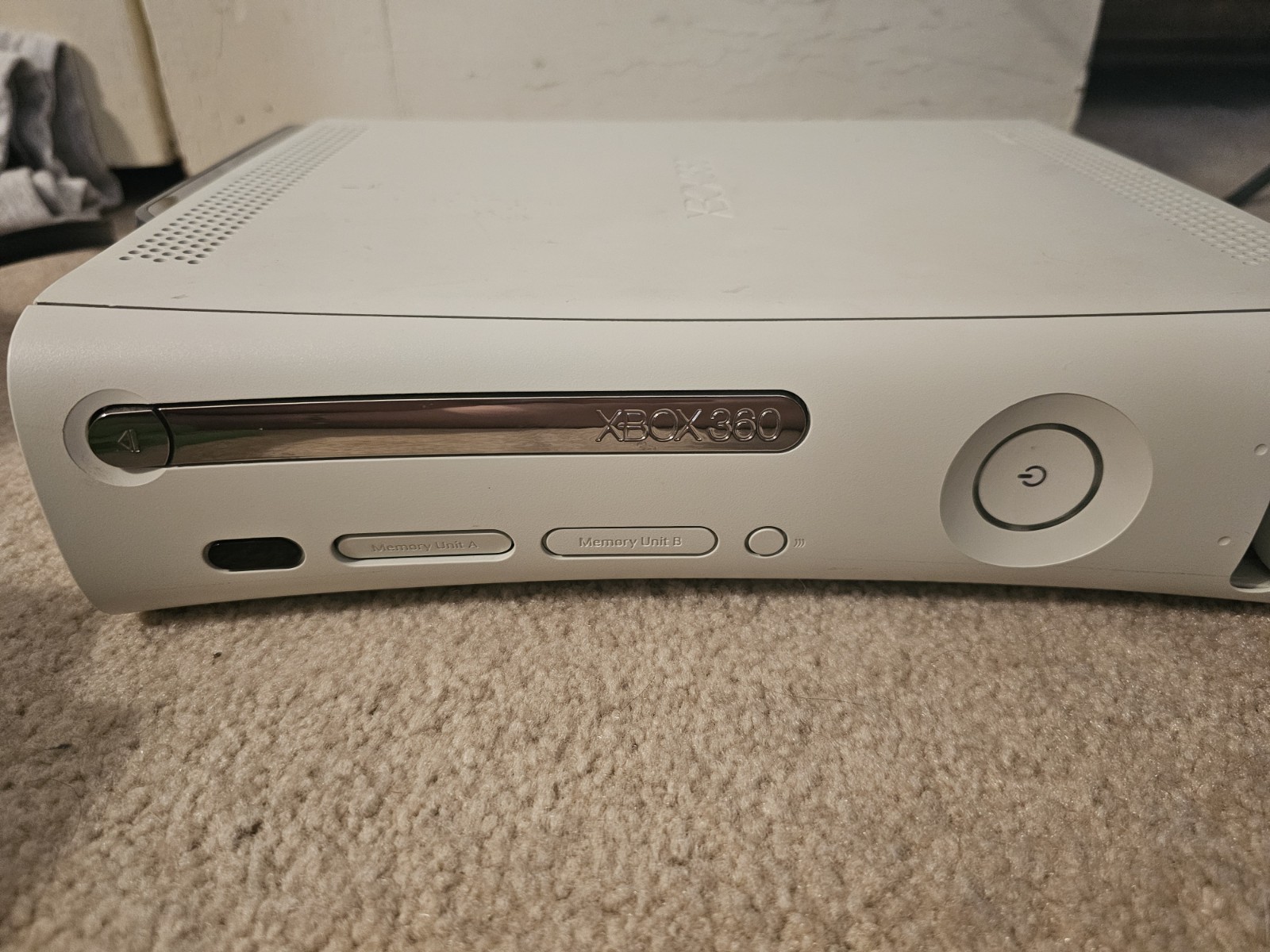 Microsoft Xbox 360 White Console With 8 Games Tested Works