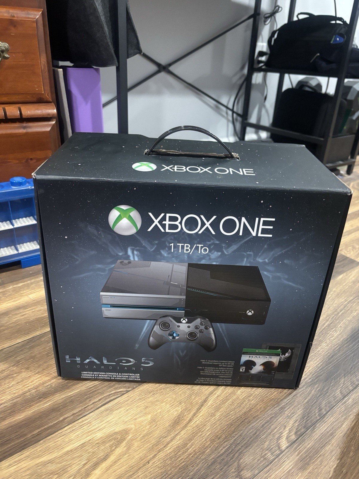Xbox One Halo 5:Guardians Limited Edition 1TB Black & Silver ConsoleFACTORY SEAL