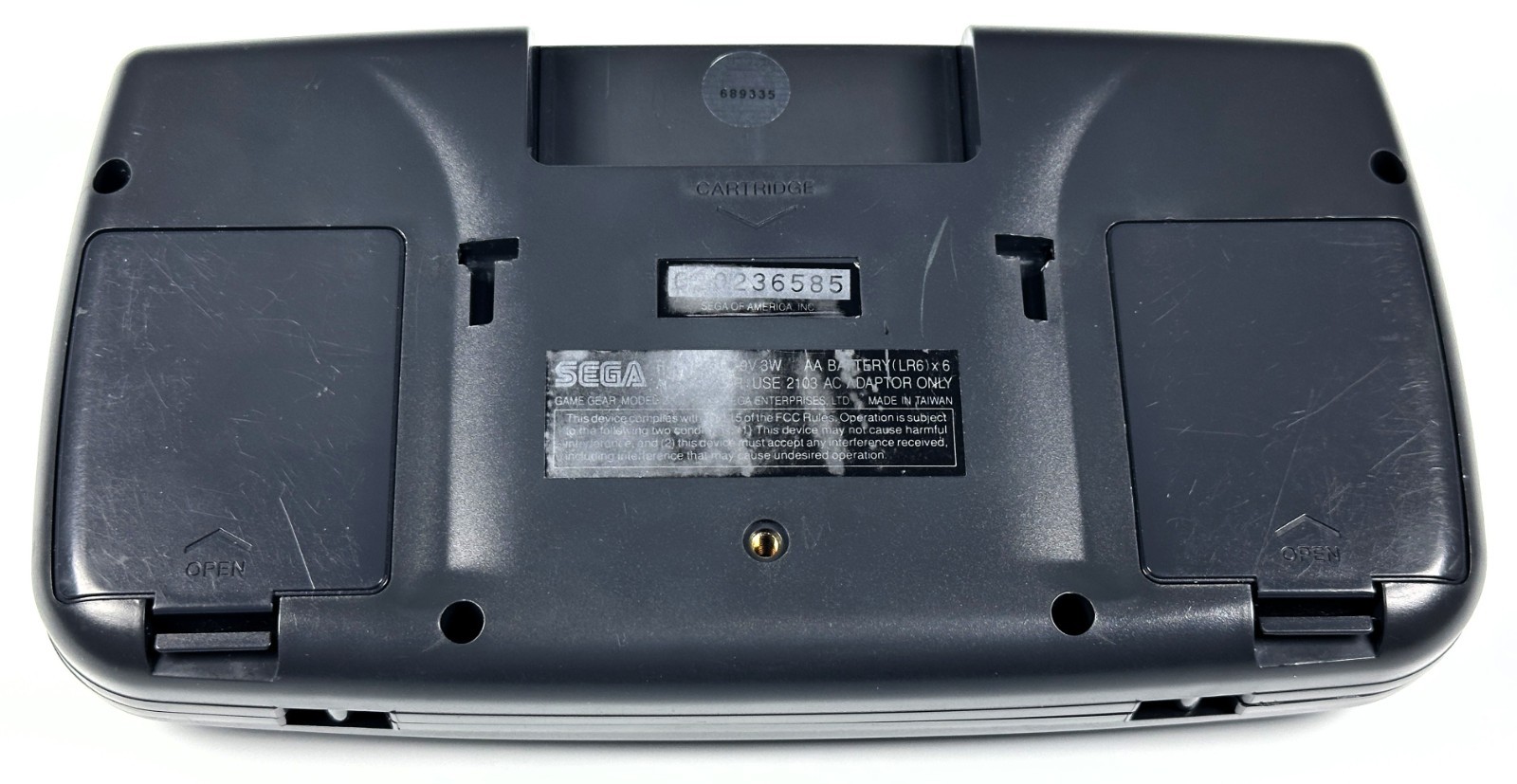 ❤️ SEGA Game Gear Console RECAPPED w CERAMIC SMD Caps, Glass Lens + Video Game