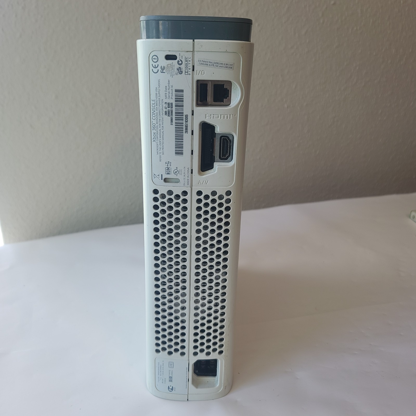 Xbox 360 Fat Jasper Console Only – Cleaned & New Drive Belt Microsoft 20 GB HDD
