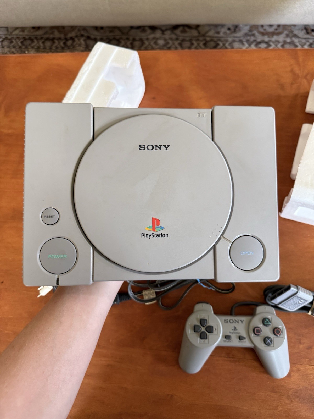 Playstation 1 Console PS1 SCPH-5501 Complete in Box CIB w/ Controller & Tested