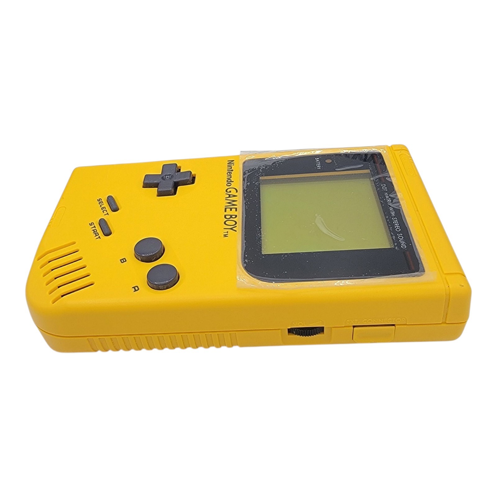 Rebuilt Nintendo Gameboy YELLOW Play It Loud! Edition DMG-01 Complete CIB – READ