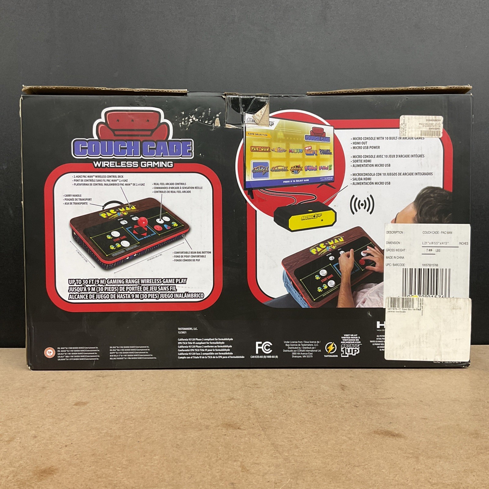 Arcade1up PAC-E-20640 Home Console Couch Cade