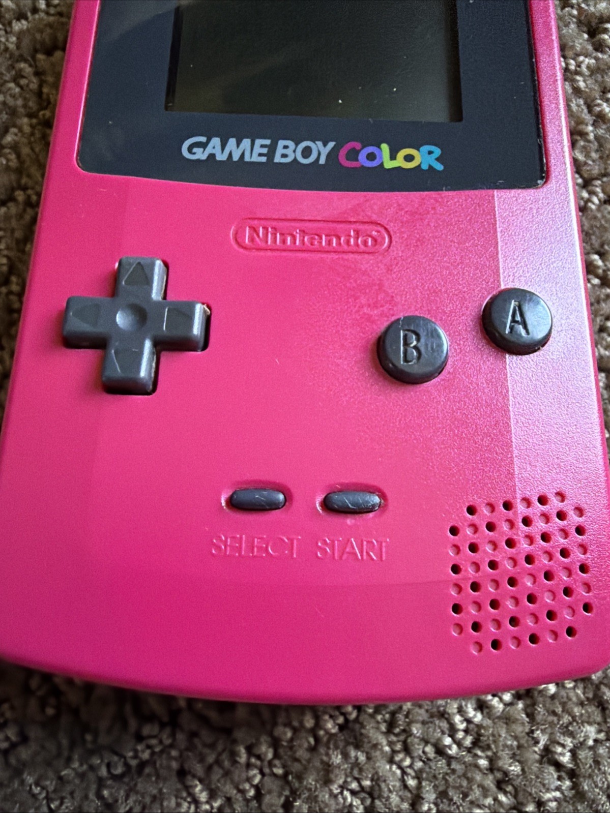 Nintendo Game Boy Color Launch Edition Berry Handheld System