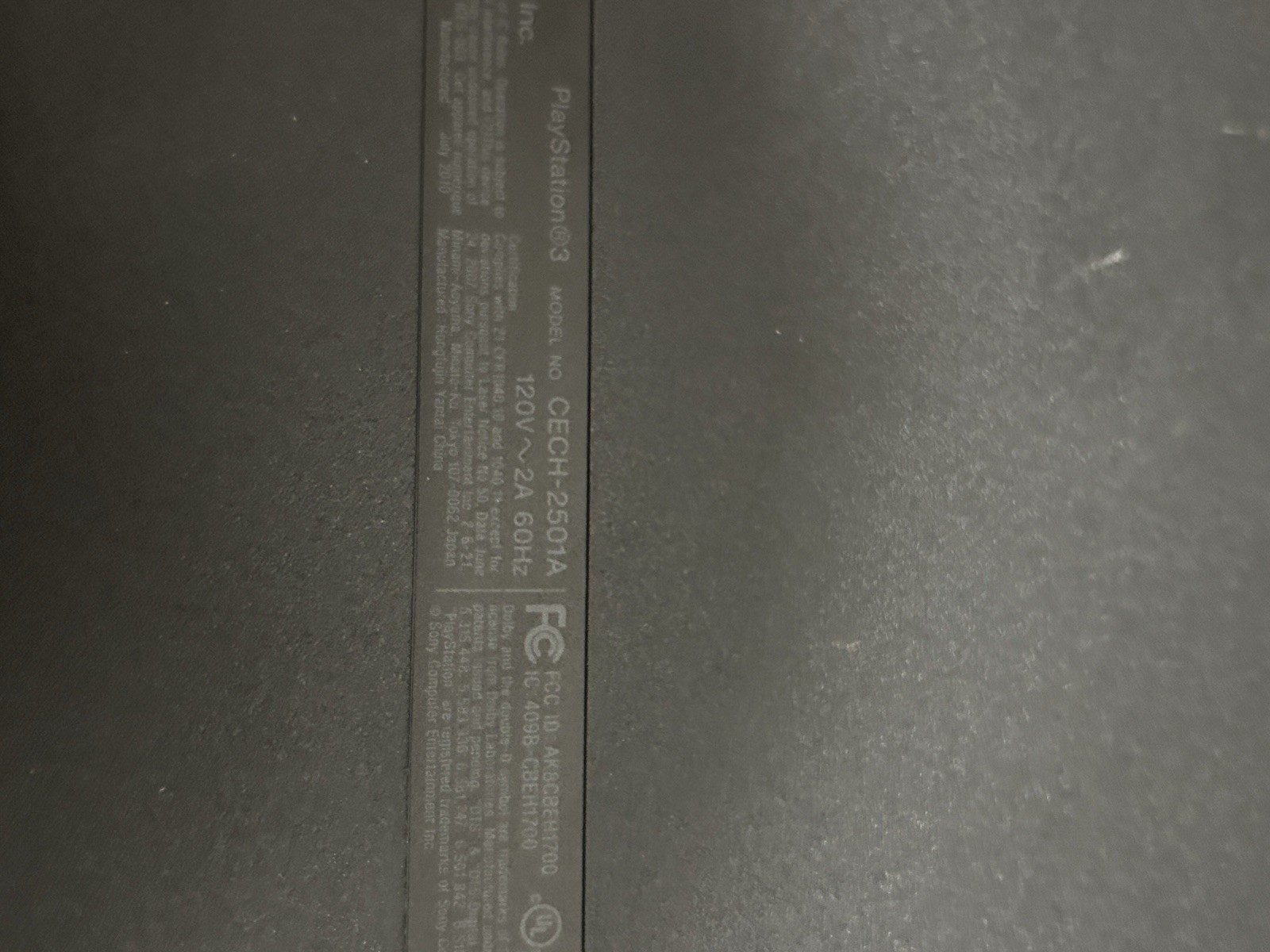 Sony PlayStation 3 PS3 Console Slim 160GB – Used In open box