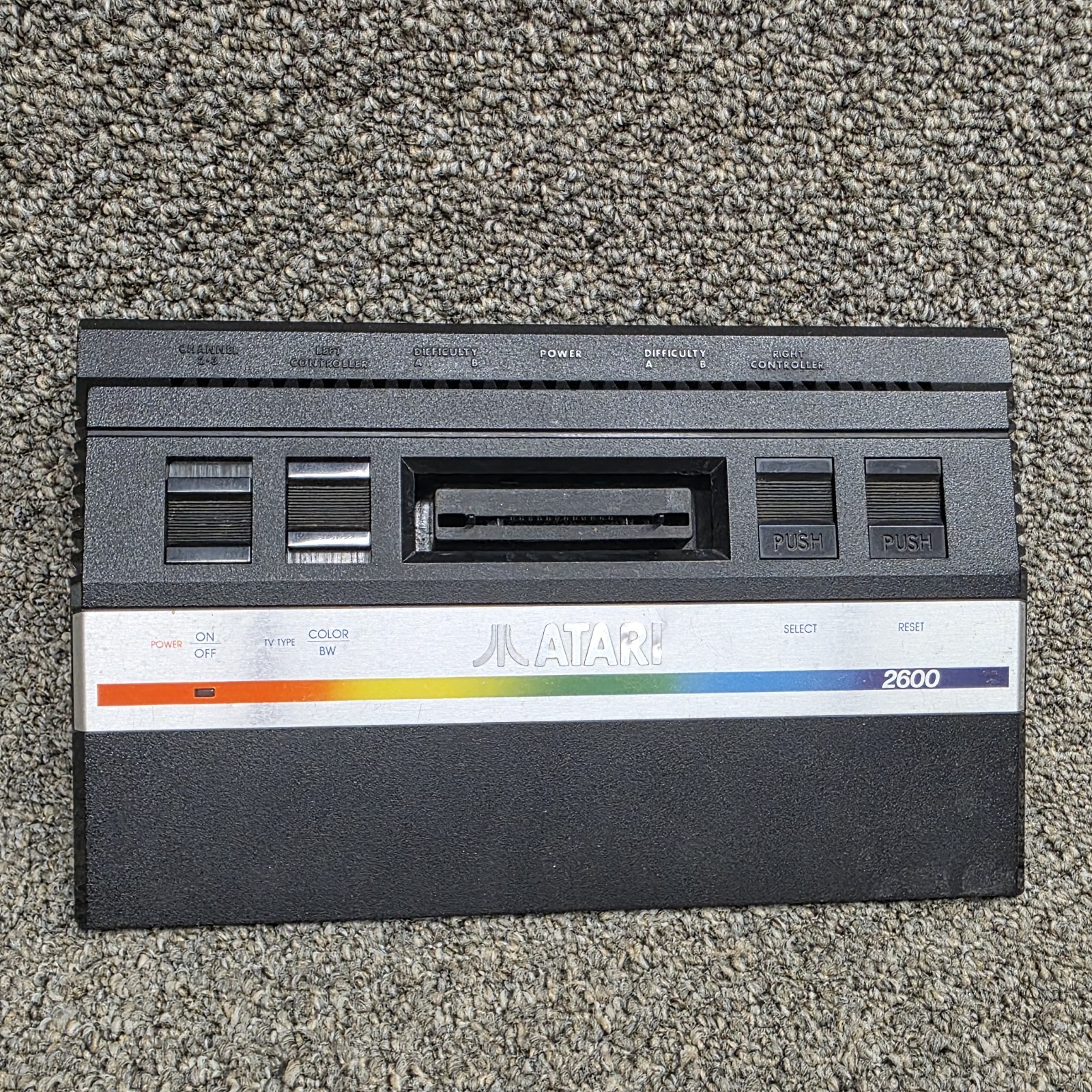 Atari 2600 JR Rainbow Console only ( Untested )