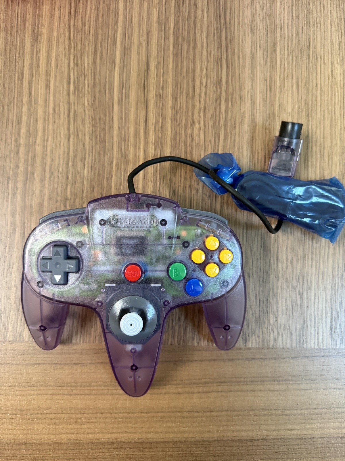 Nintendo 64 N64 Console Complete In Box CIB W/ Atomic Purple Controller Tested