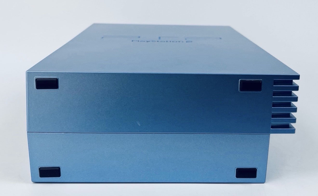 Sony PS2 SCPH-39000 Aqua Blue Console Box Controller Japan Rare Color