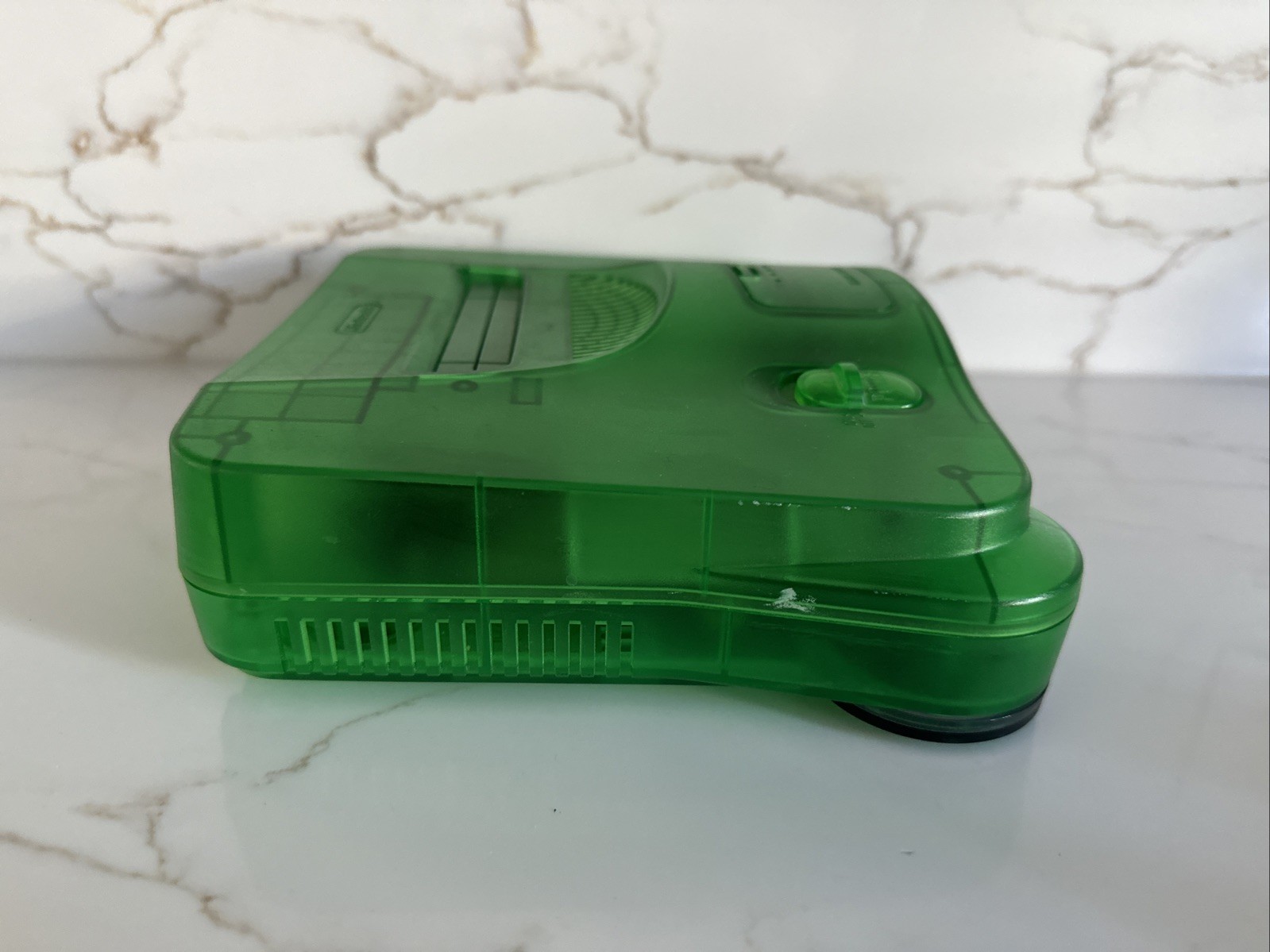 Vintage N64 Funtastic Jungle Translucent GREEN Nintendo-64 Gaming Console System