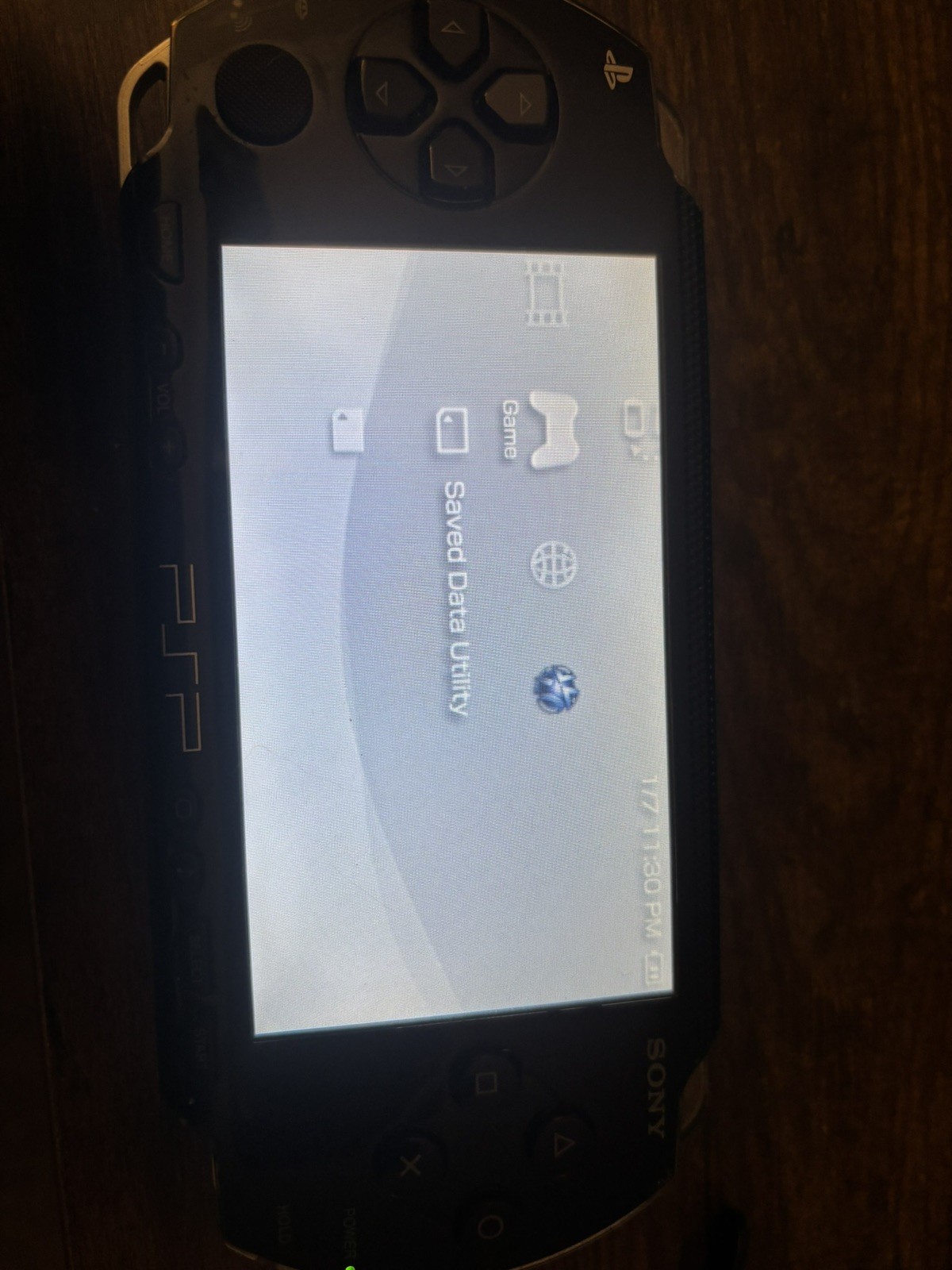 Sony PSP-1001-Black with 1GB memory card. Tested Working