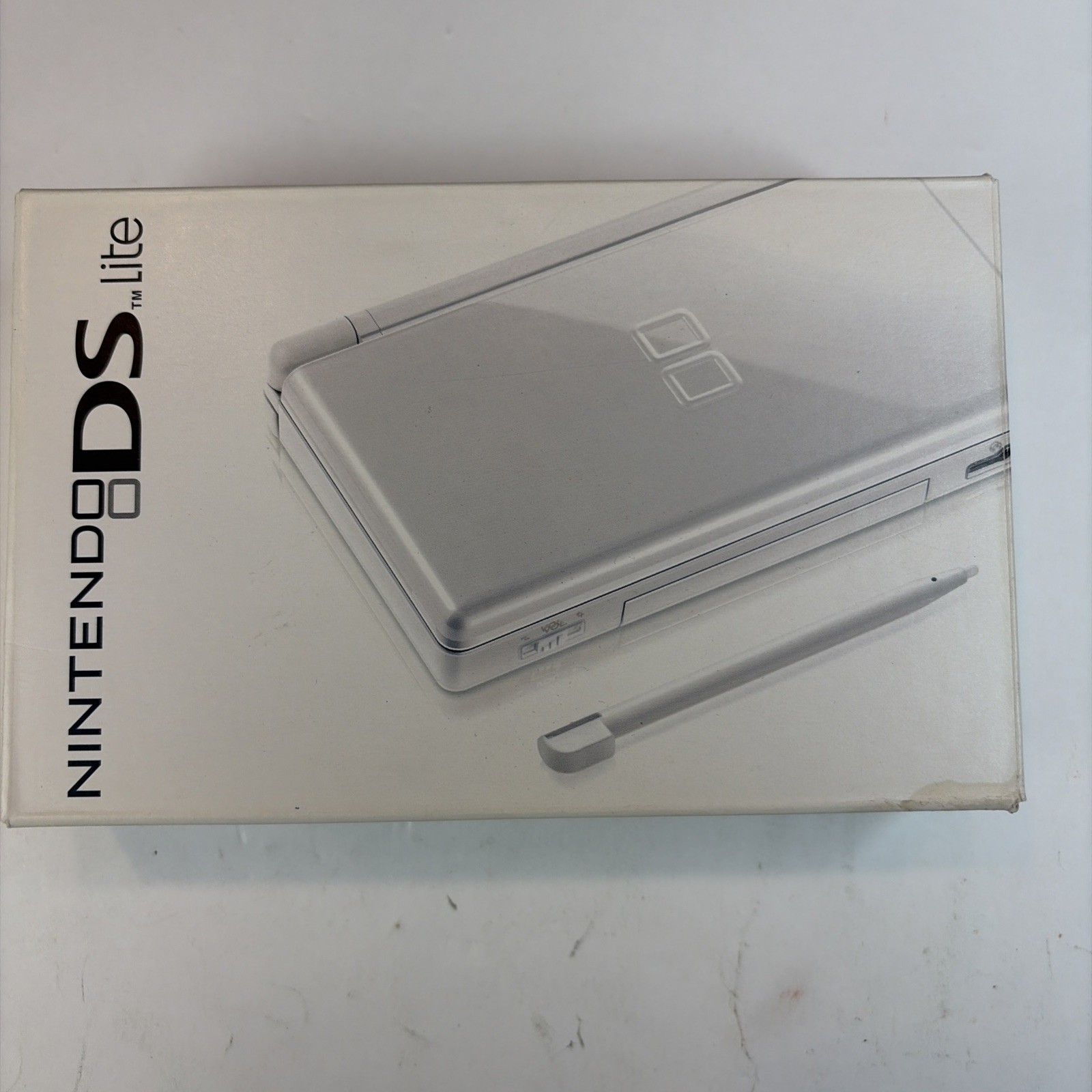 Nintendo DS Lite Polar White Handheld System Complete In Box Tested CIB