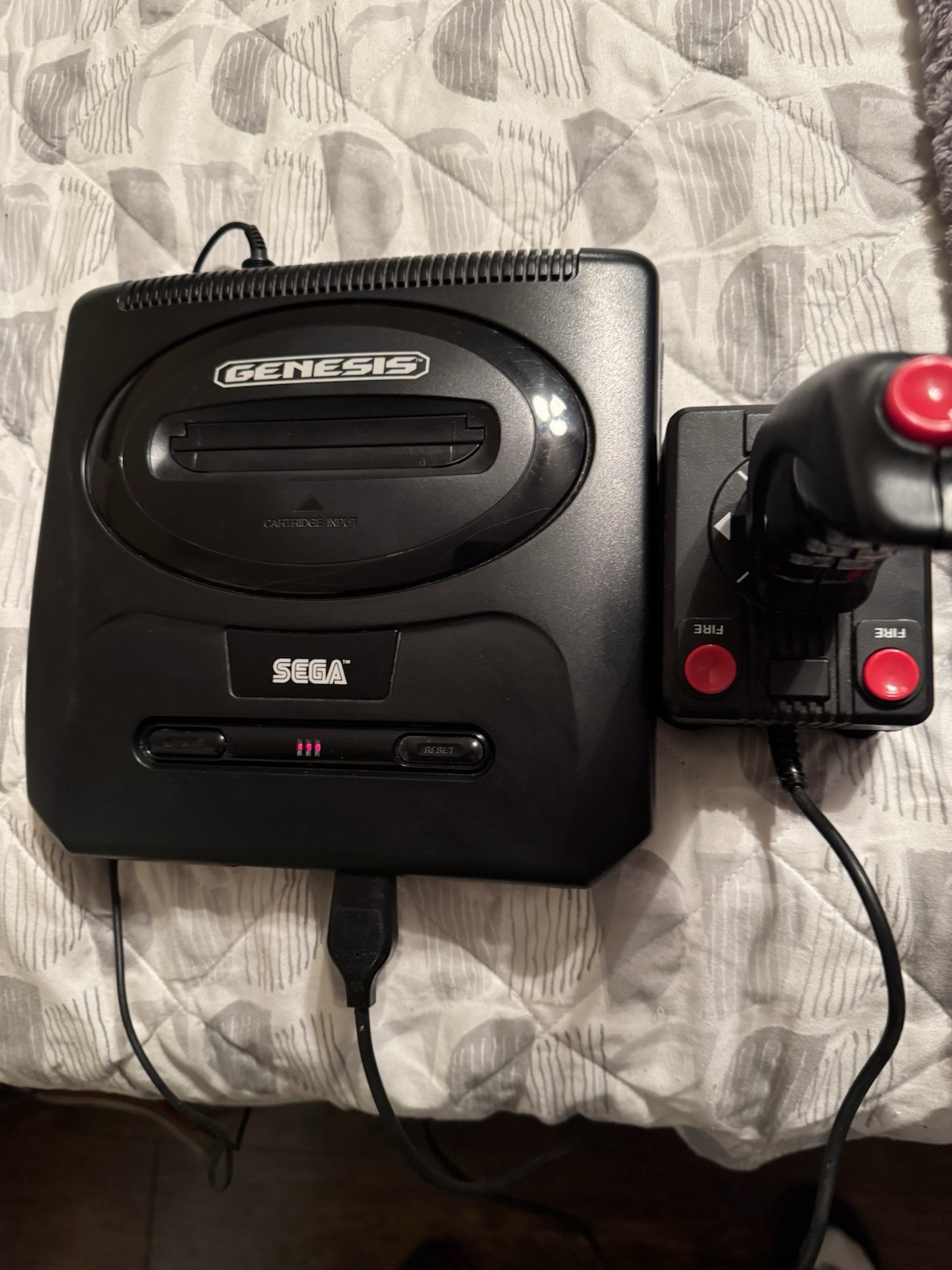 SEGA Genesis Model 2 16MB Console – Black with 1 Controller. TESTED! AUTHENTIC!