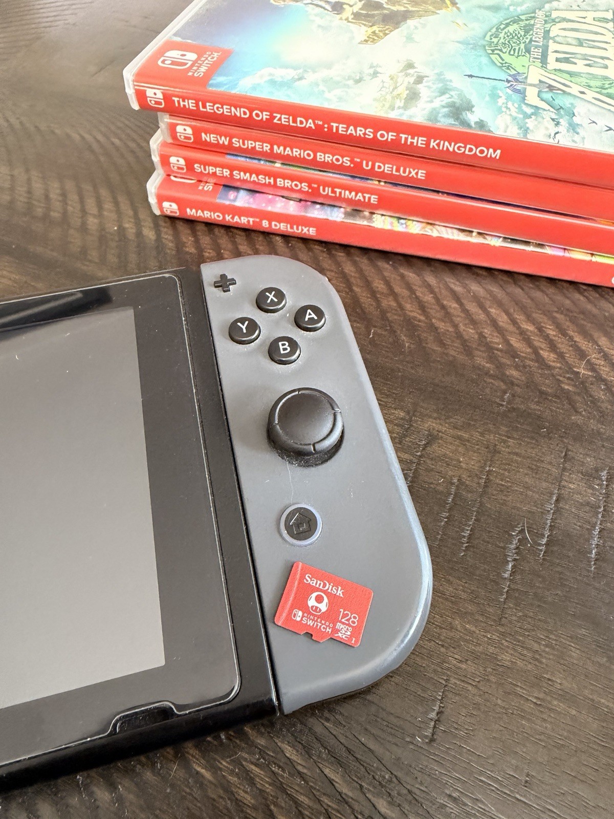 Nintendo Switch Bundle: Dock, AC, HDMI, tomtoc Case , 4 Games + 128 GB SD card