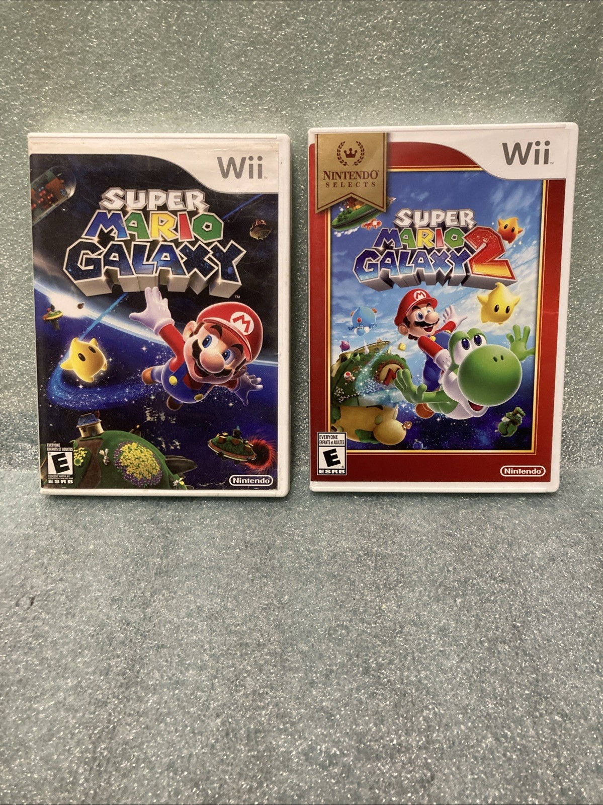 Nintendo Wii Console RVL-101 Black With Mario Galaxy 1 2