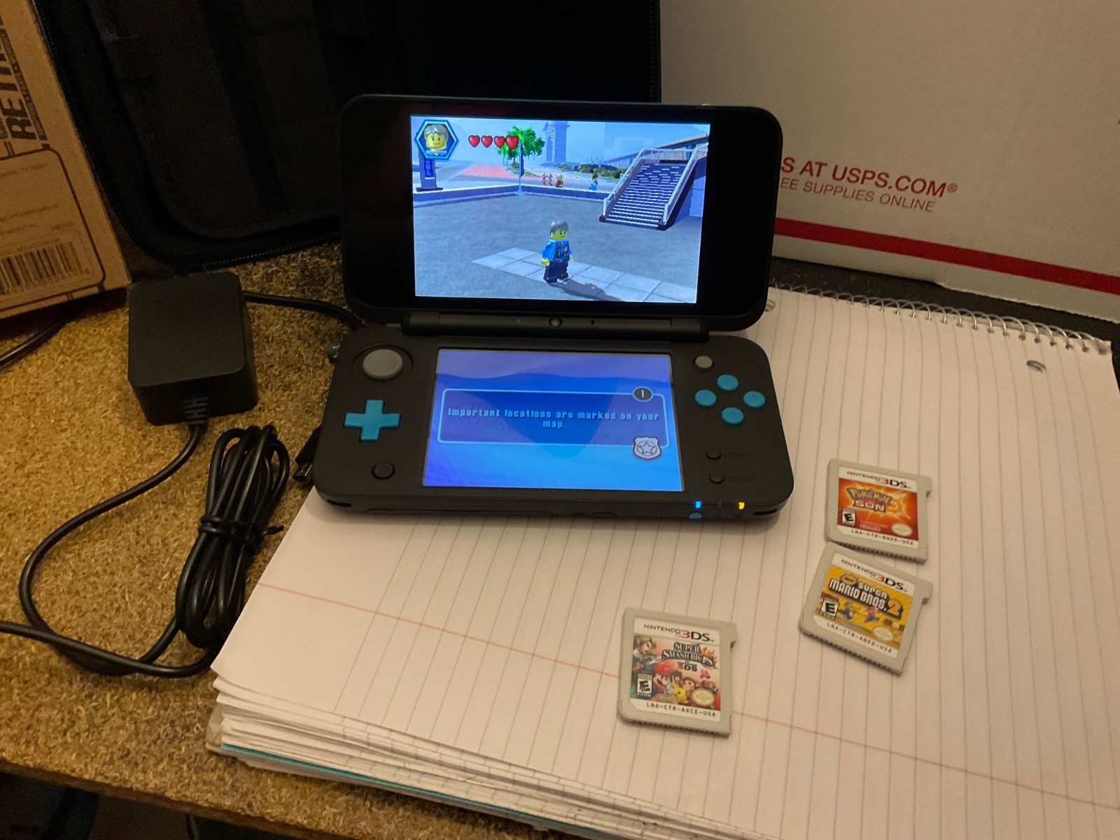 Nintendo 2DS XL Console – Black/Turquoise