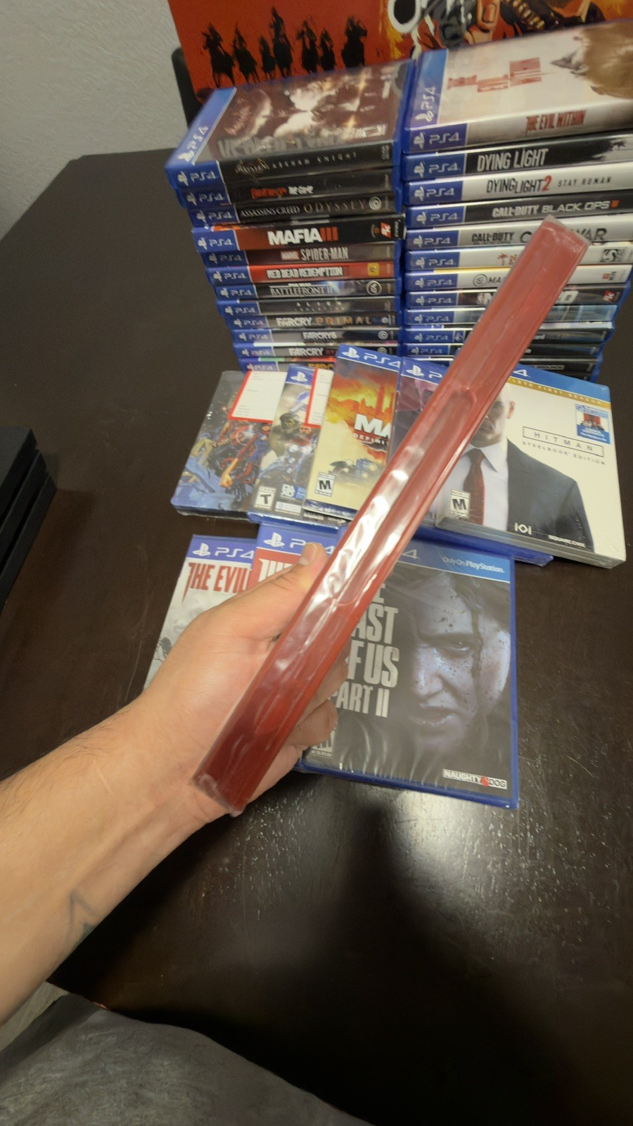 Sony PlayStation 4 Pro 2 TB SSD (Red Dead Redemption 2 Edition) Bundle 34 Games.