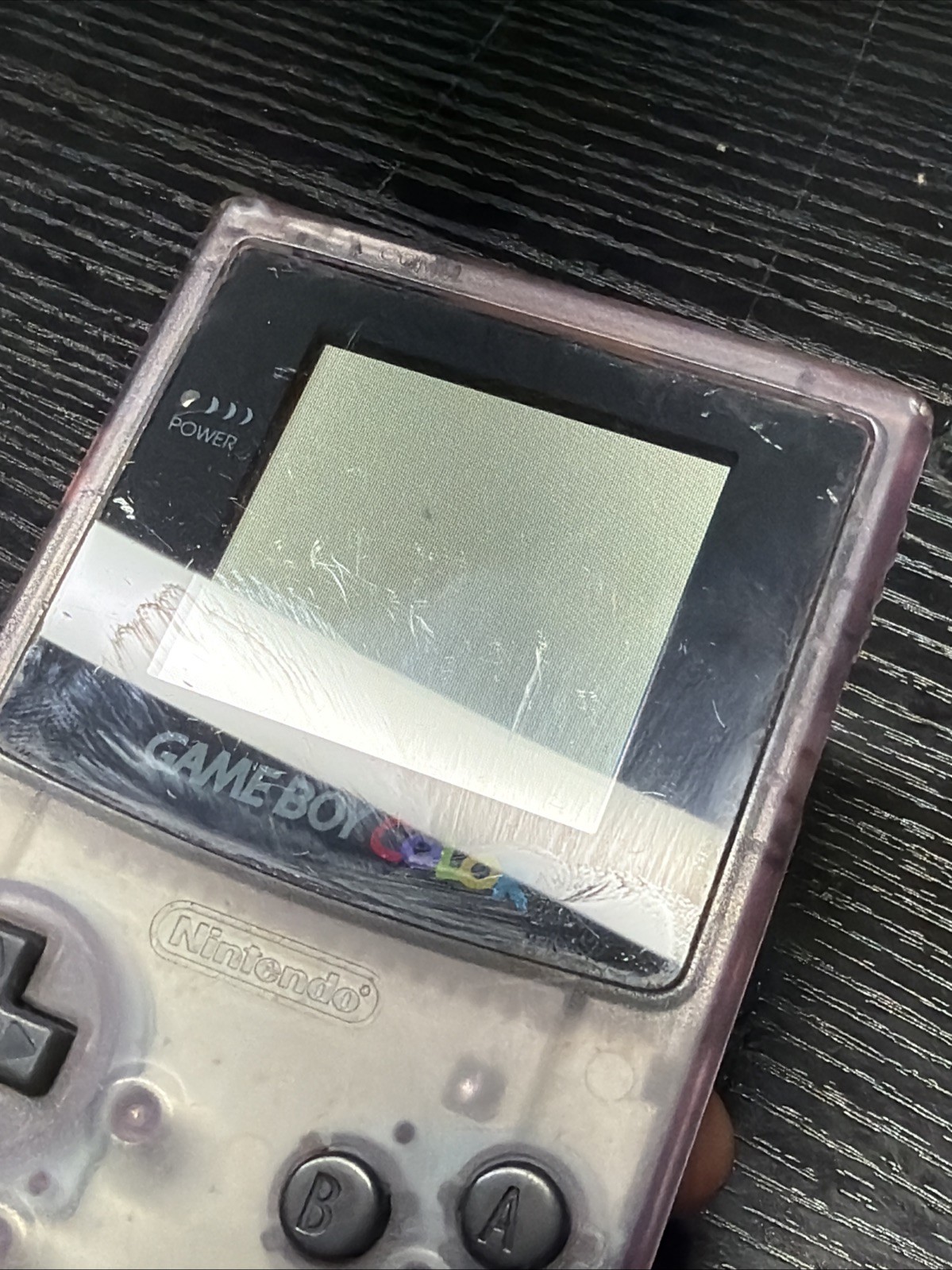 Nintendo Game Boy Color Atomic Purple Handheld System CGB-001 Retro Console