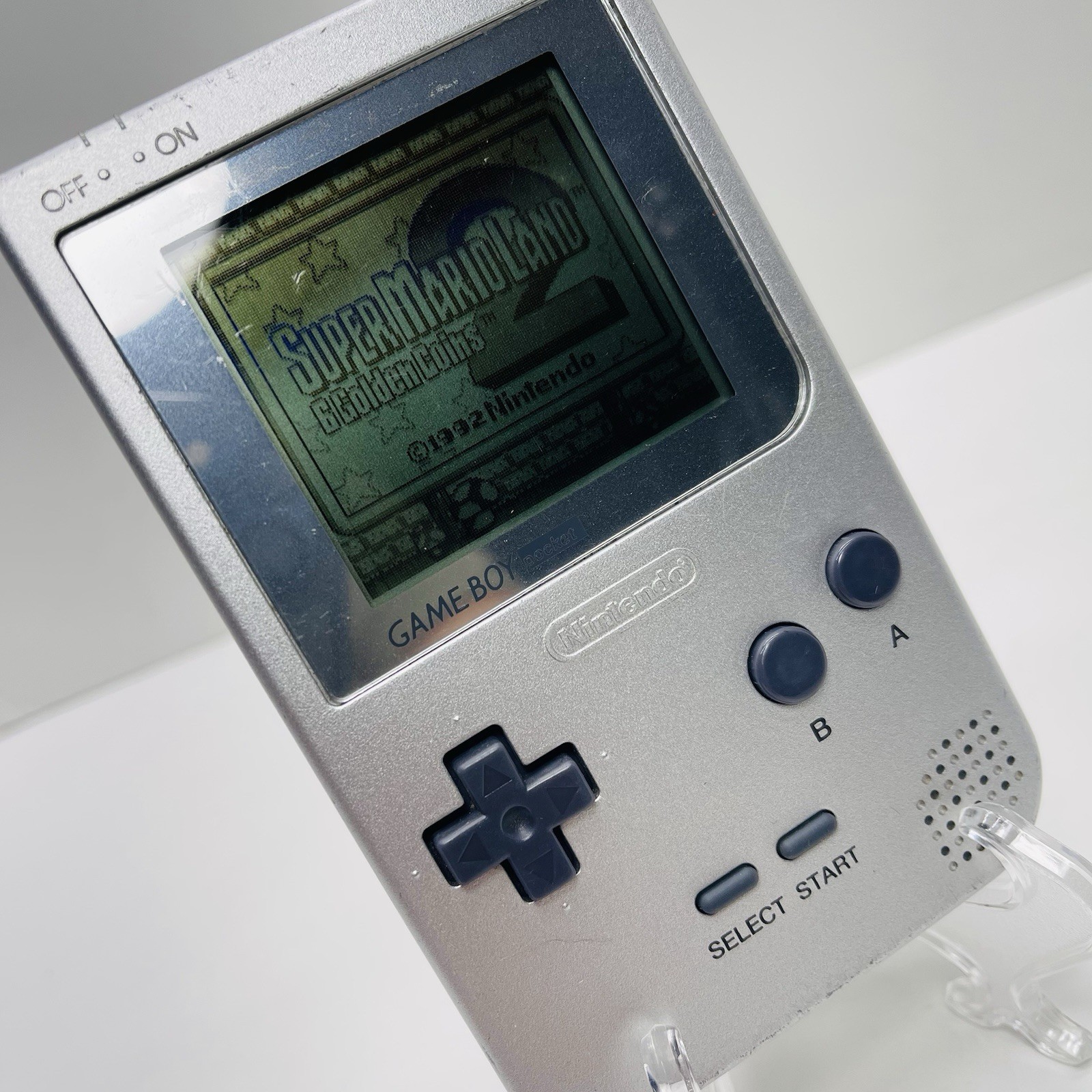 Nintendo Game Boy Pocket MGB-001 (Silver) Handheld Console Only – TESTED WORKING