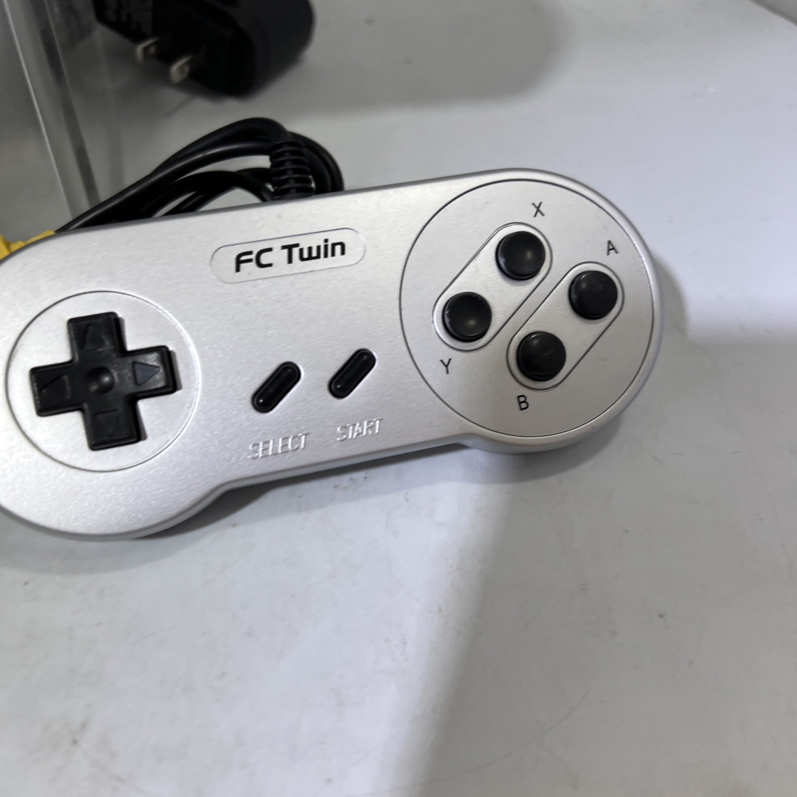 Retro-Bit Retro Duo Twin Video Game System Silver/Black 2 Controllers #ML