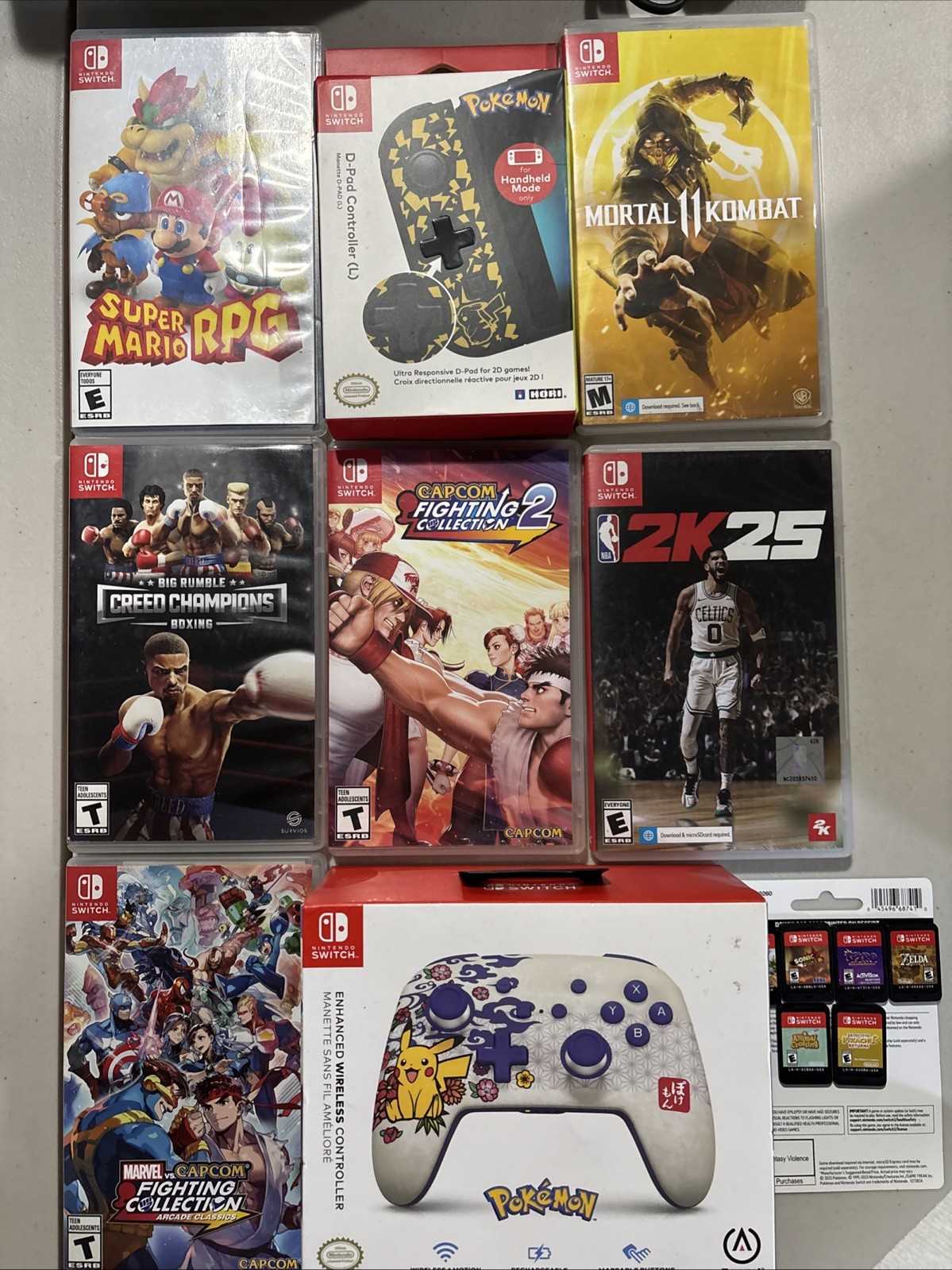 Nintendo Switch Accessories And Game Bundle – See Description