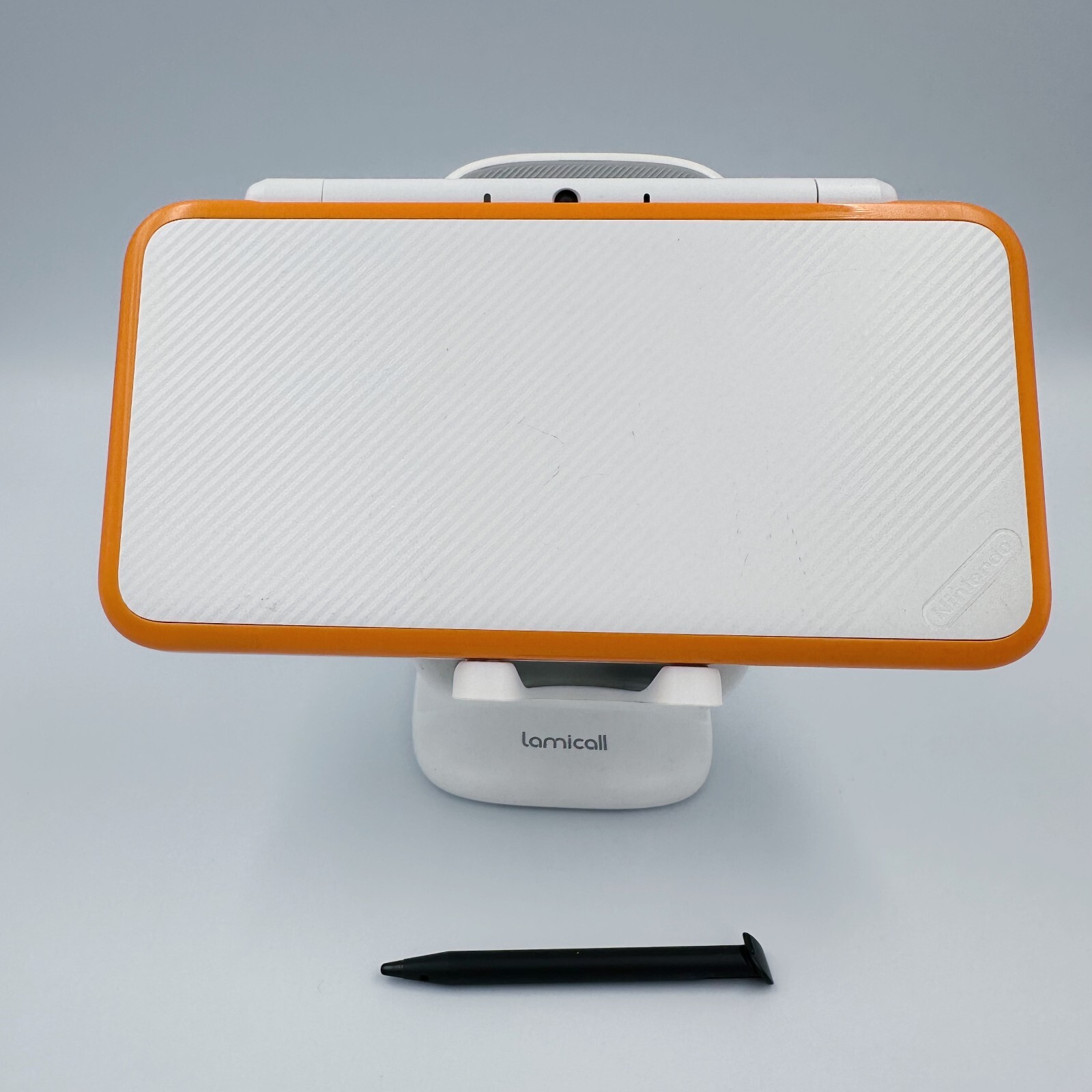 New Nintendo 2DS XL LL White Orange Console Stylus Working Tested Japanese ver