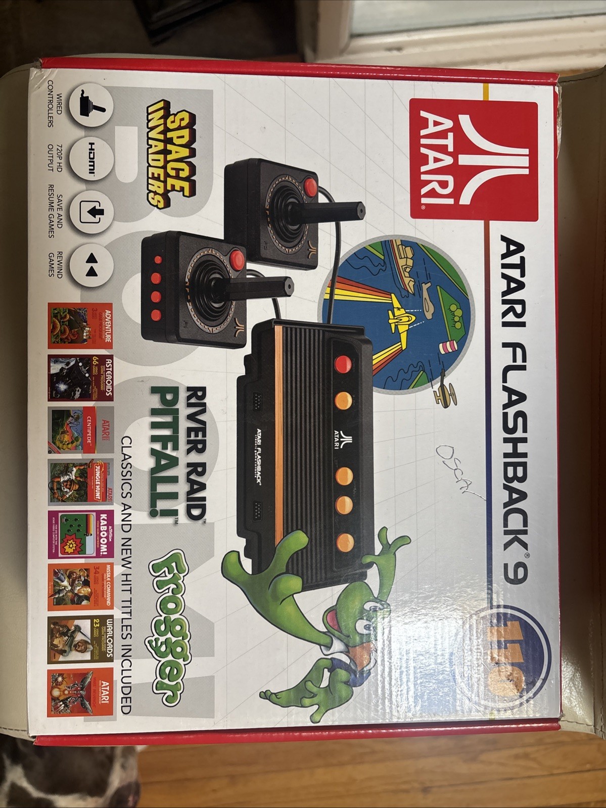Atari Flashback 9 110 Built In Games NIB Space Invaders Frogger NEW IN BOX
