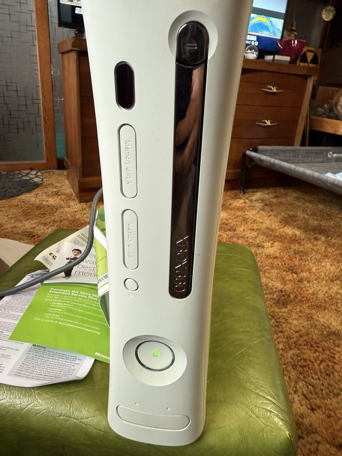Microsoft Xbox 360 Pro White HDMI Tested & Working With Extras In Box Hard Drive