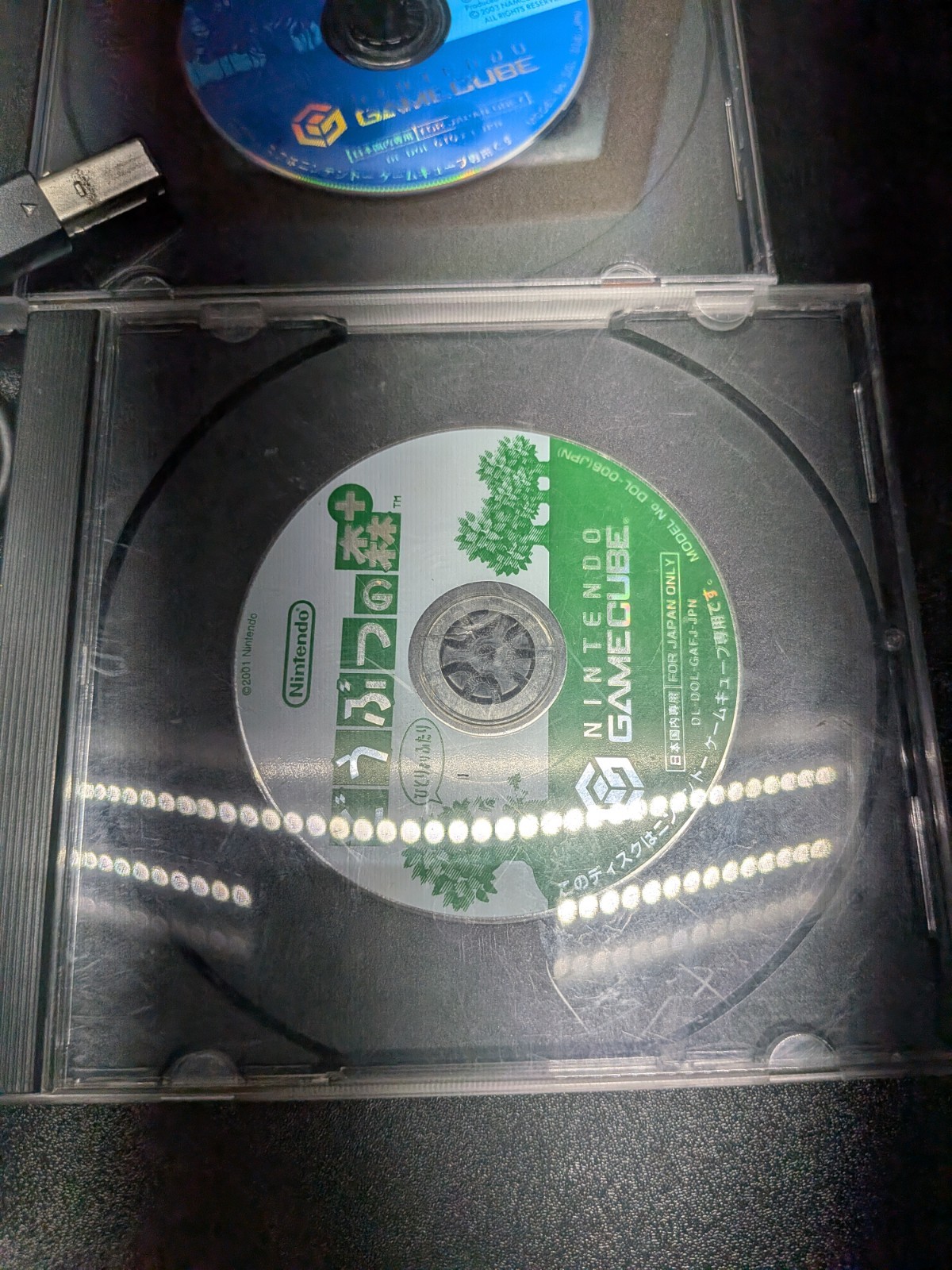 GameCube Orange Spice w/ Gameboy Player and Disc Dual Region NTSC U/J w/ Games