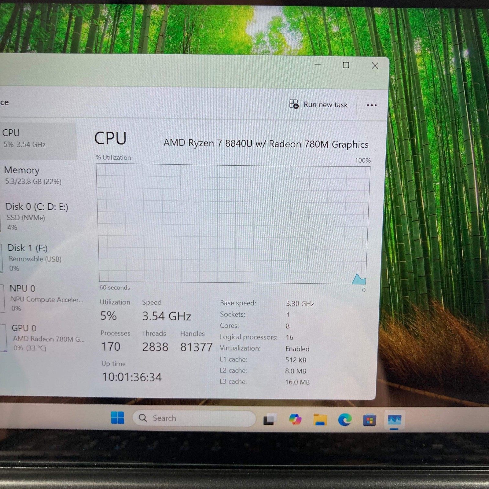GPD Win Mini (2024) 7″ AMD Ryzen 7 8840U 32GB RAM 2TB Black G1617-01