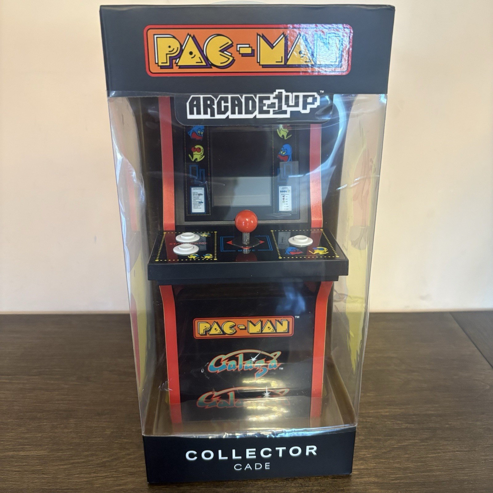 Arcade1Up Collectorcade Pac-Man Mini Arcade Cabinet NIB Sealed Galaga