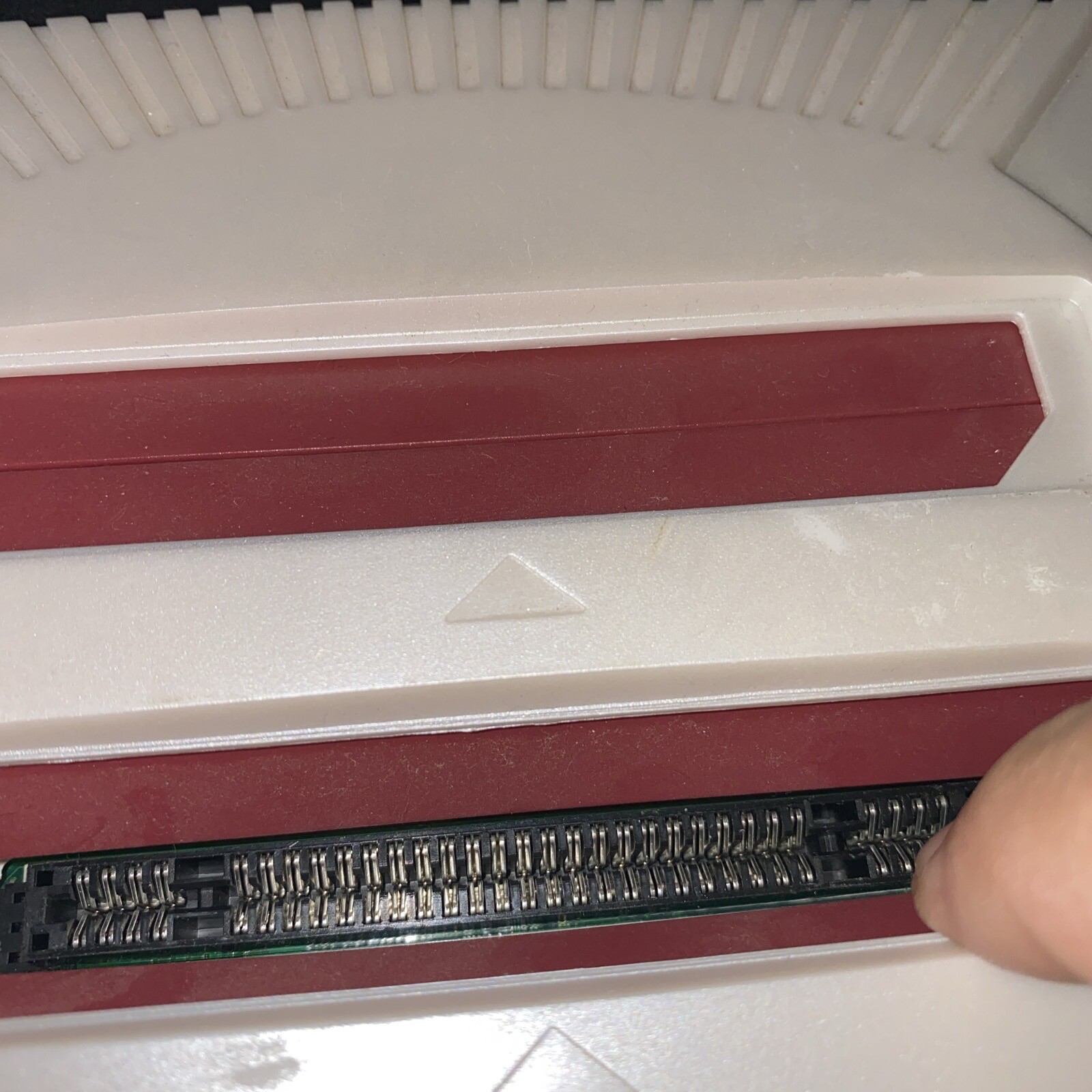 RED/WHITE YOBO FC TWIN 2 SLIM SYSTEM CONSOLE ONLY FOR NES & SNES GAMES Untested