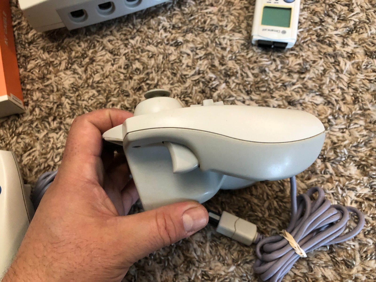 Sega Dreamcast Console System HKT-3020 With 2 Controllers & Memory Card TESTED!