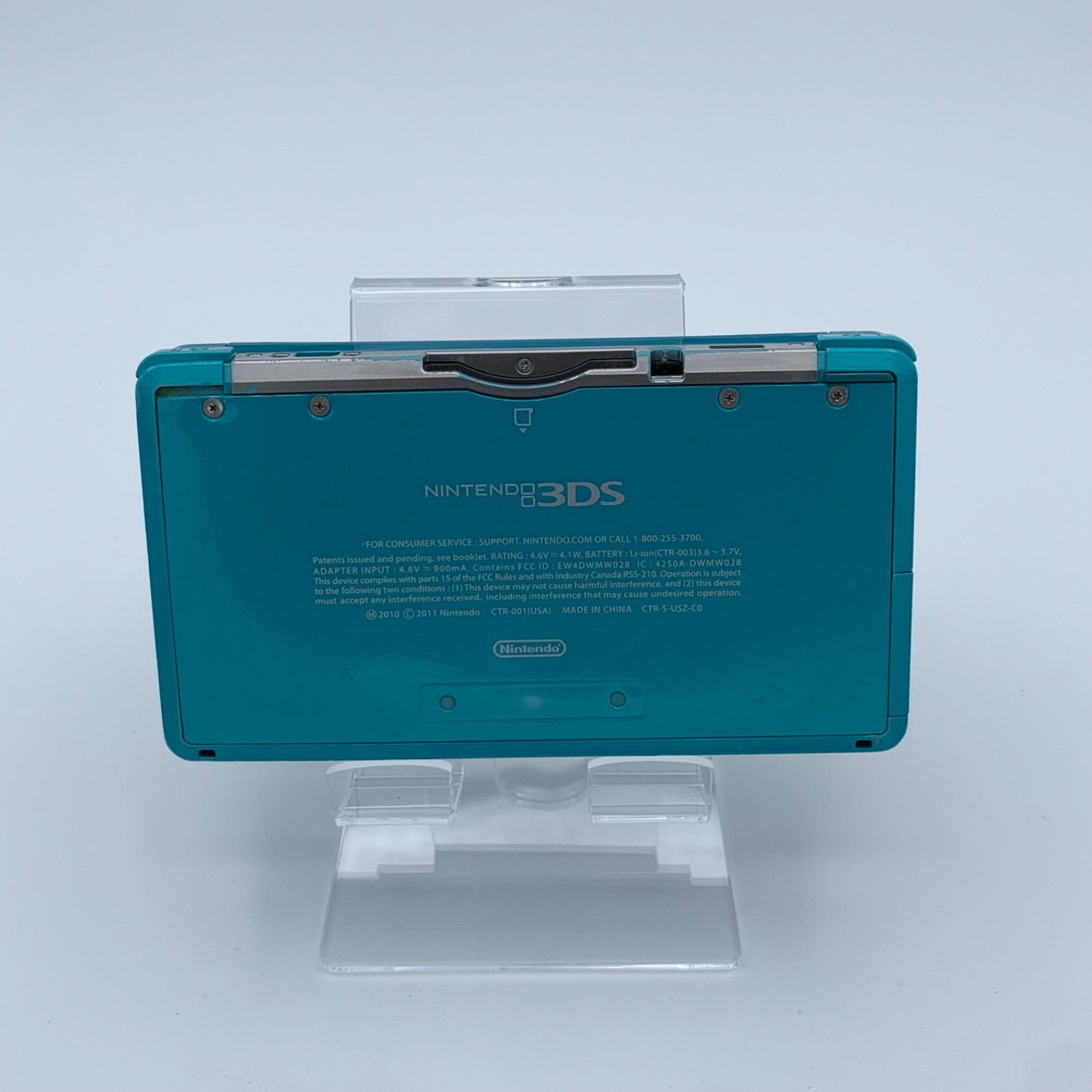 NINTENDO 3DS AQUA BLUE CTR-001: TESTED / WORKING