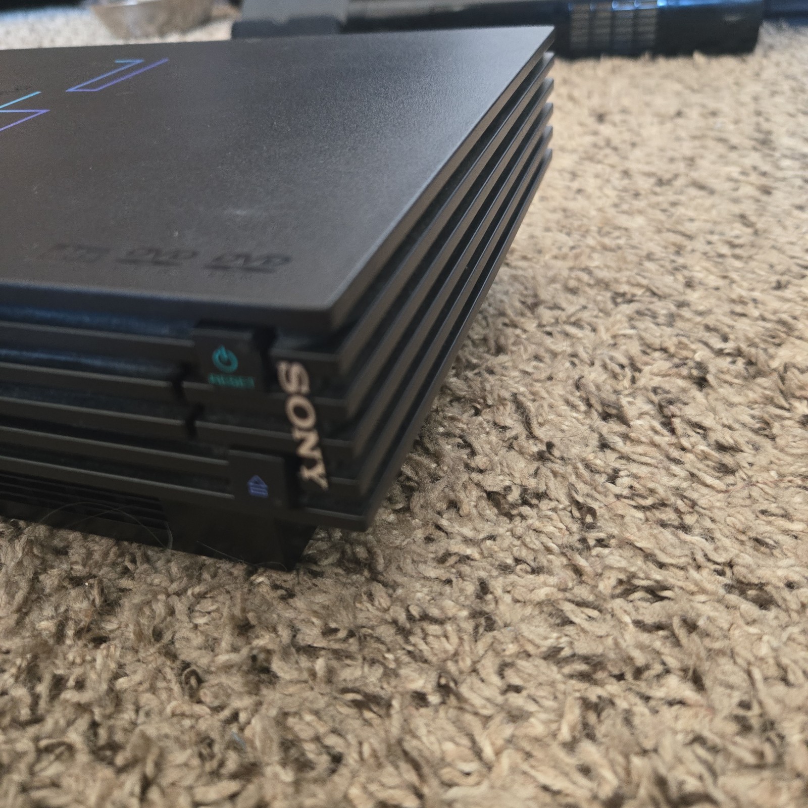 Sony PlayStation 2 PS2 SCPH-39001 Console Bundle w/ Cables & Controller And Game