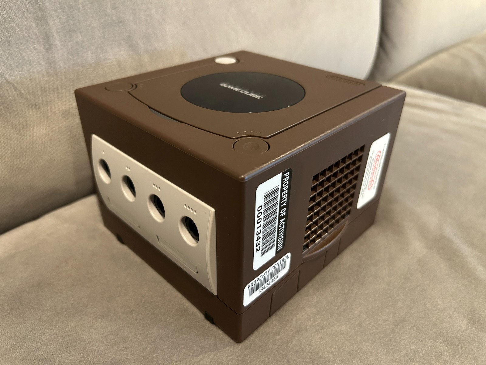 Brown Nintendo GameCube TDV TDEV DOT-006 NR Reader Development System Dev Kit