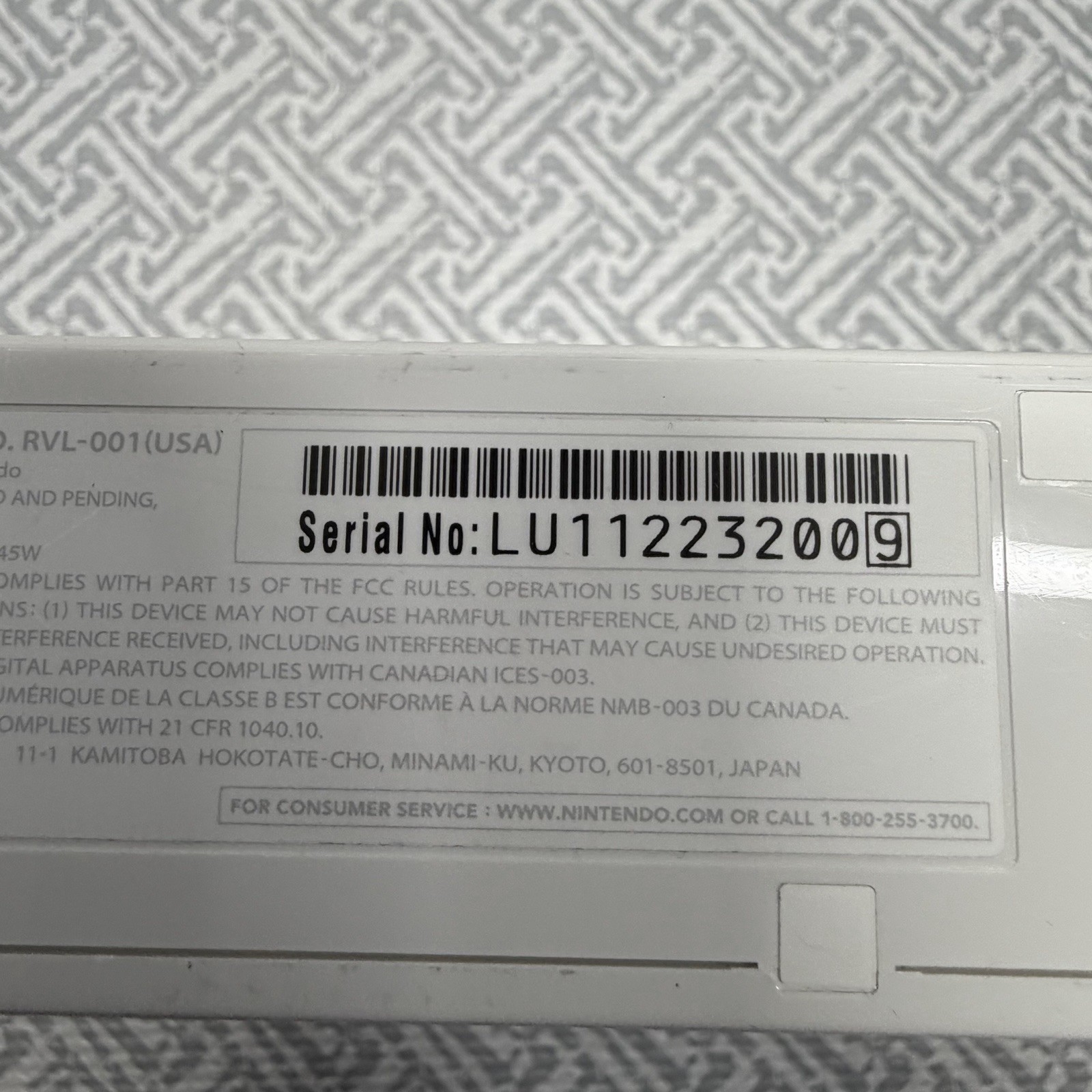 Nintendo Wii RVL-001 512 MB Home Console – White For Parts Or Repairs AS IS!!